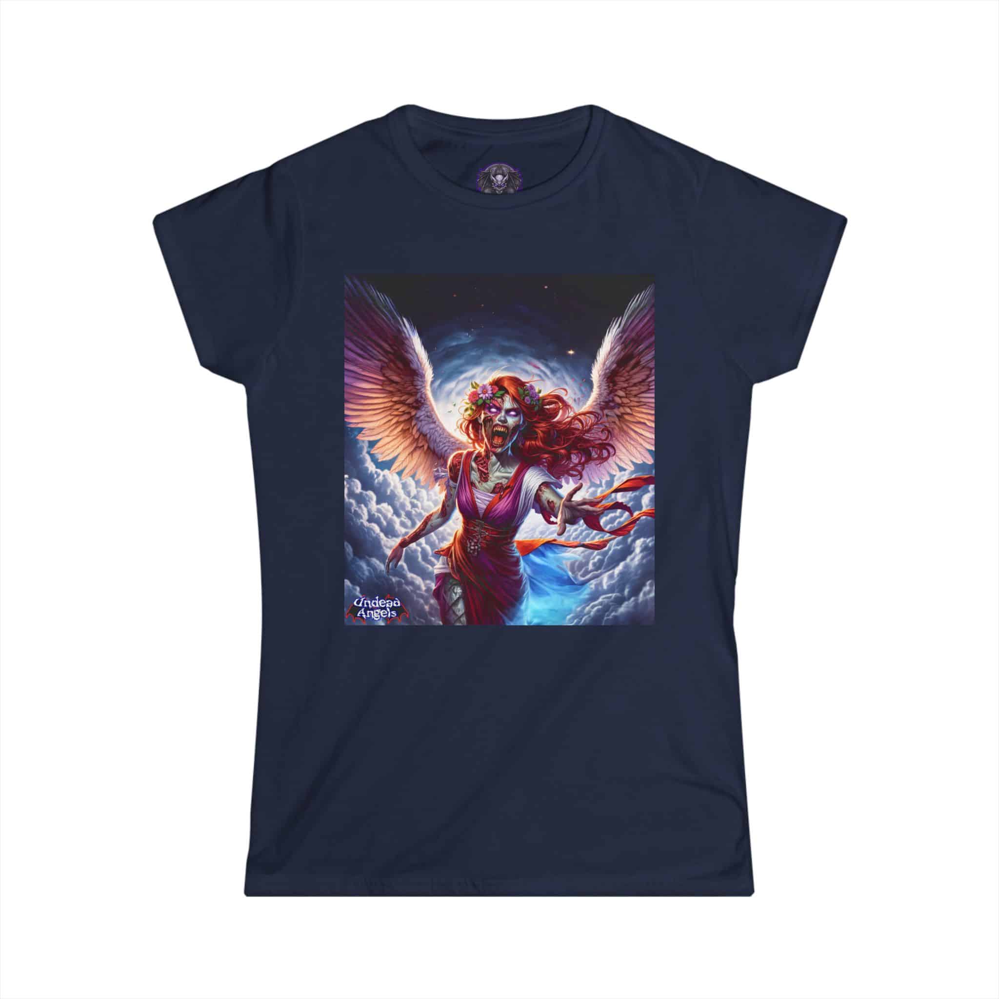 Scarlet Undead Angels Zombie Cupid #DSZ-004L Women's Softstyle Tee - Image 16