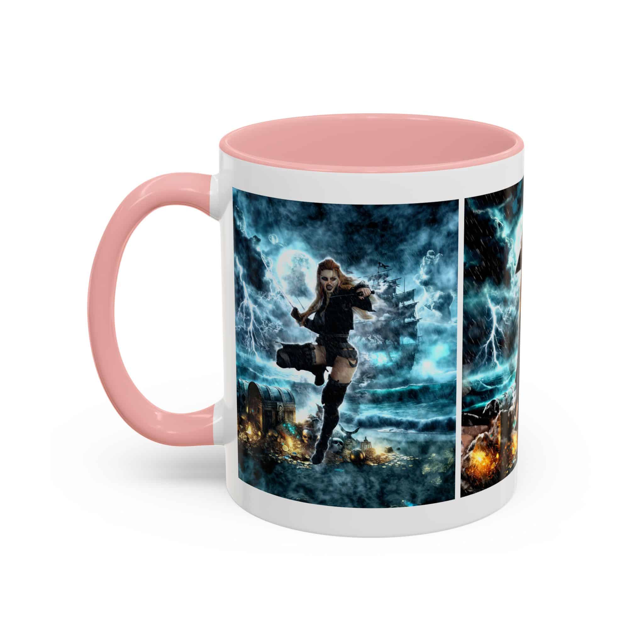Rusila Undead Angel Vampire Pirate V2 Accent Coffee Mug (11, 15oz) - Image 15