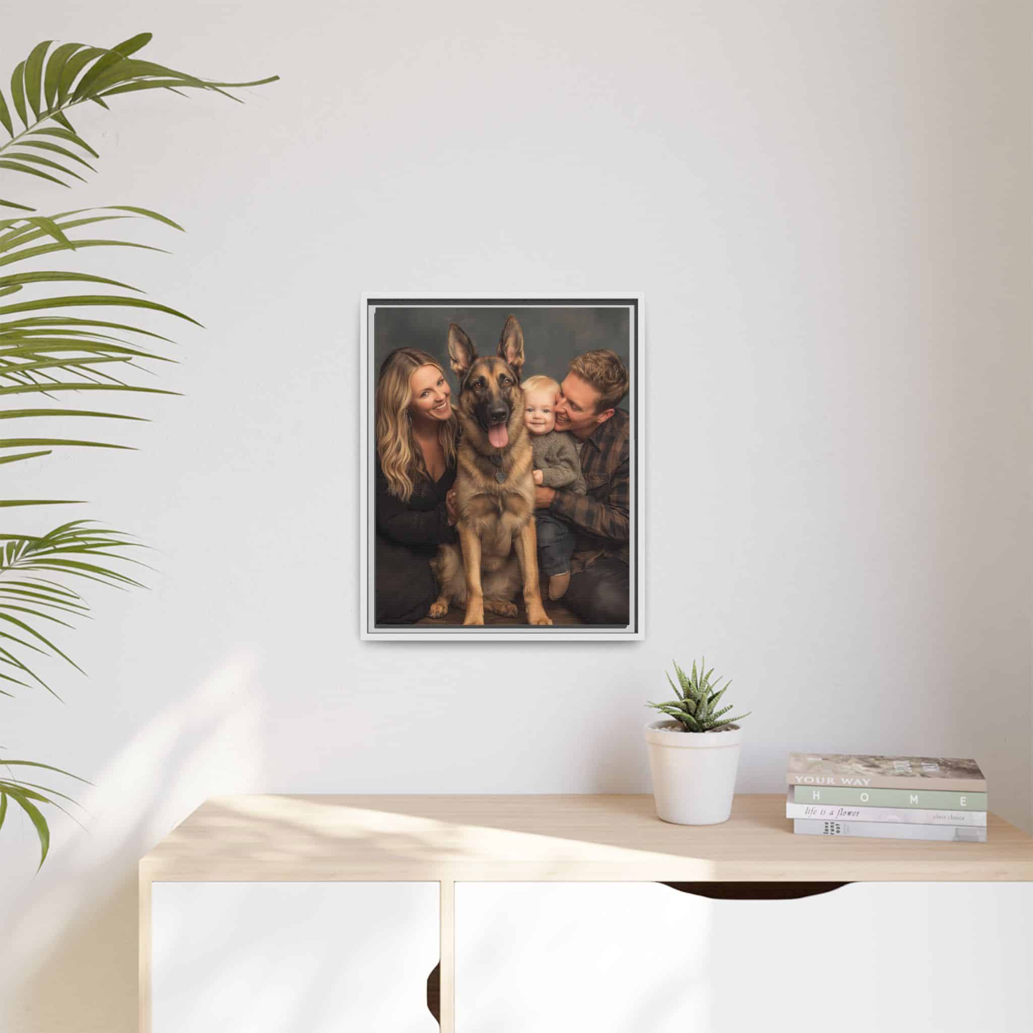 Personalized Framed Family Canvas Wall Art Vertical Multiple Sizes Available - Image 67