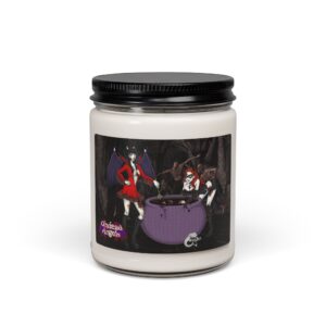 Undead Angel Halloween Scene Zombie Antoinette & Katerina – Classic Art Scented Soy Candle, 9oz