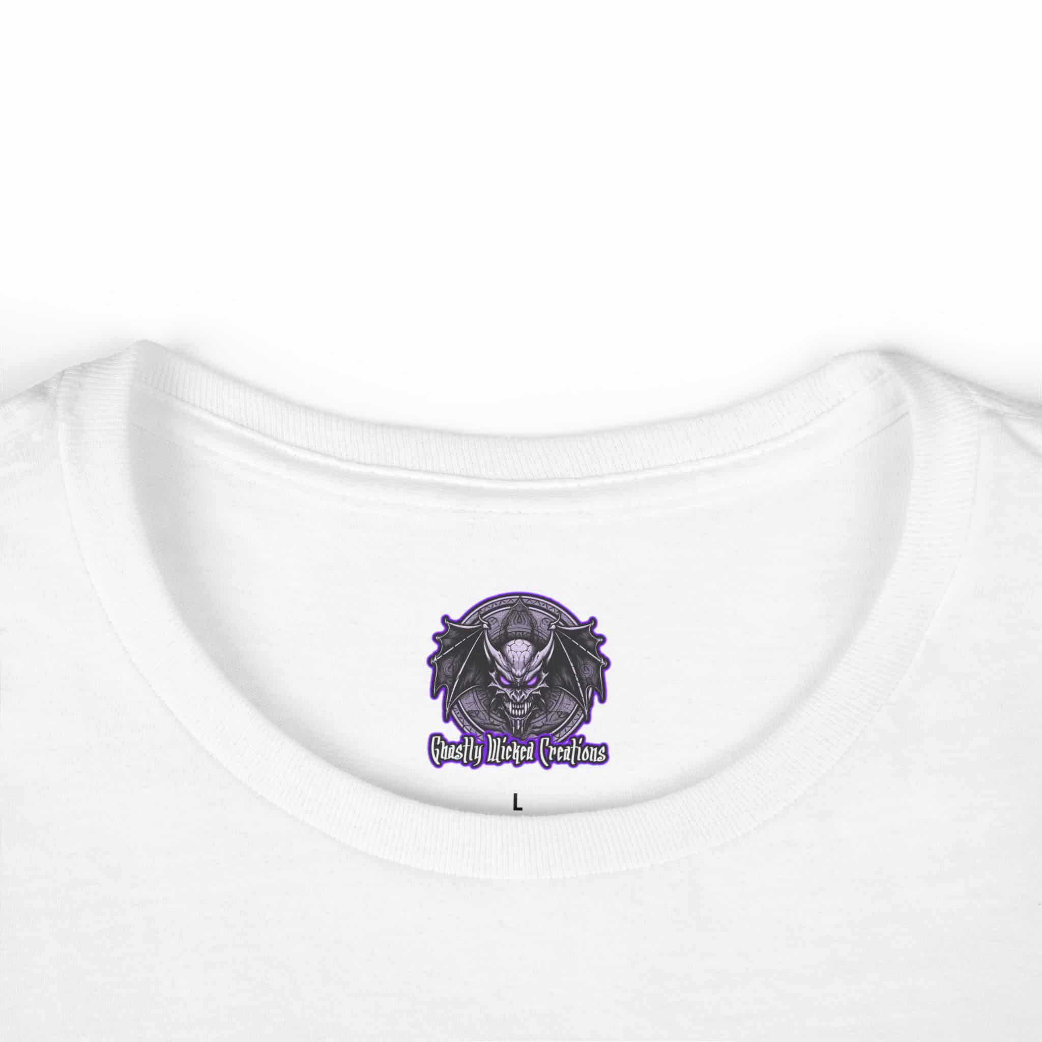 Monster Mosh Undead Angels Bat Keyboardist MM-D-UA-L01 Women's Softstyle Tee - Image 6
