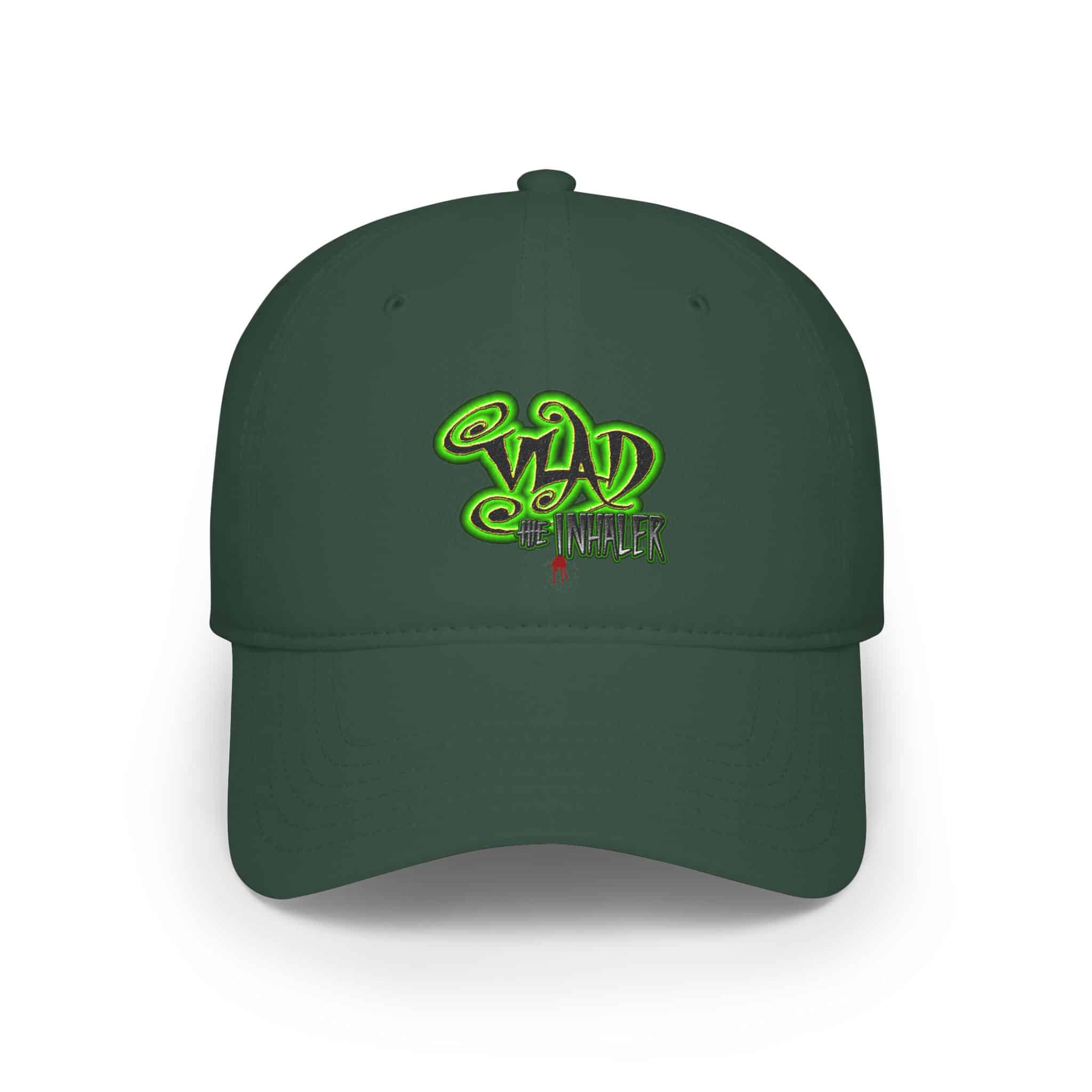 Vlad The Inhaler Logo Low Profile Baseball Cap - Image 13