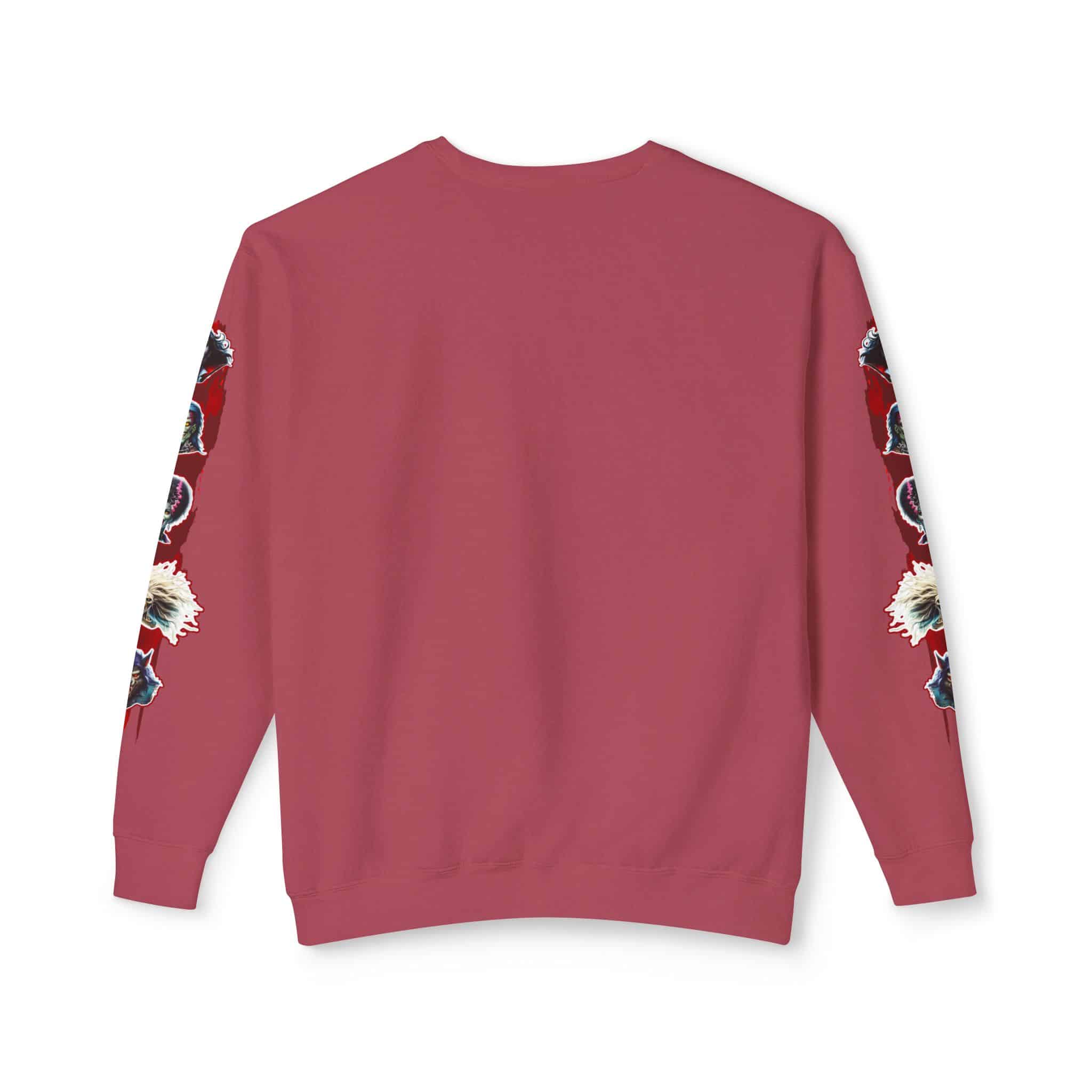 Monster Mosh 2024 Tour Drac on Guitar MM-D001 Deluxe Unisex Lightweight Crewneck Sweatshirt - Image 14