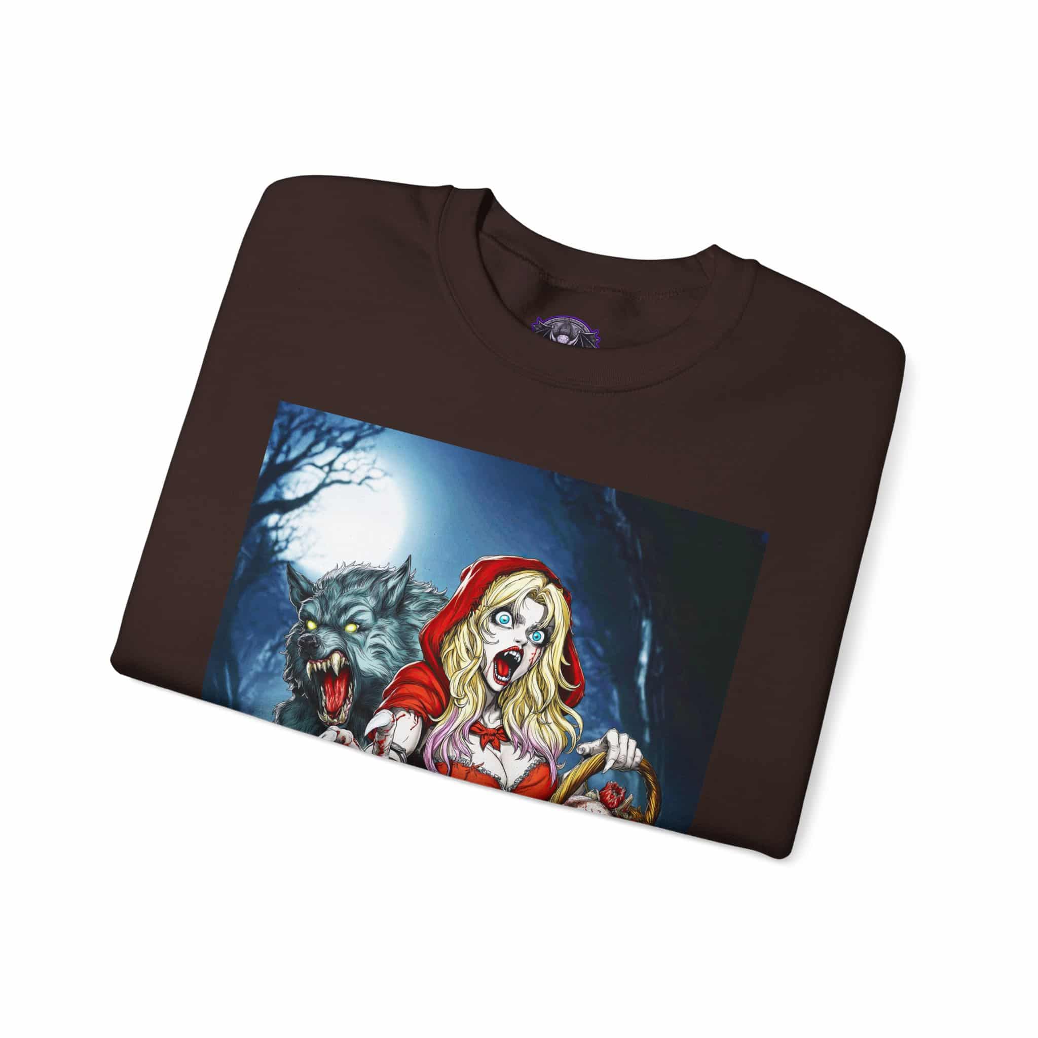Vampire Red Riding Hood By Ghastly Wicked Tales 2025-01 Unisex Heavy Blend™ Crewneck Sweatshirt - Image 23