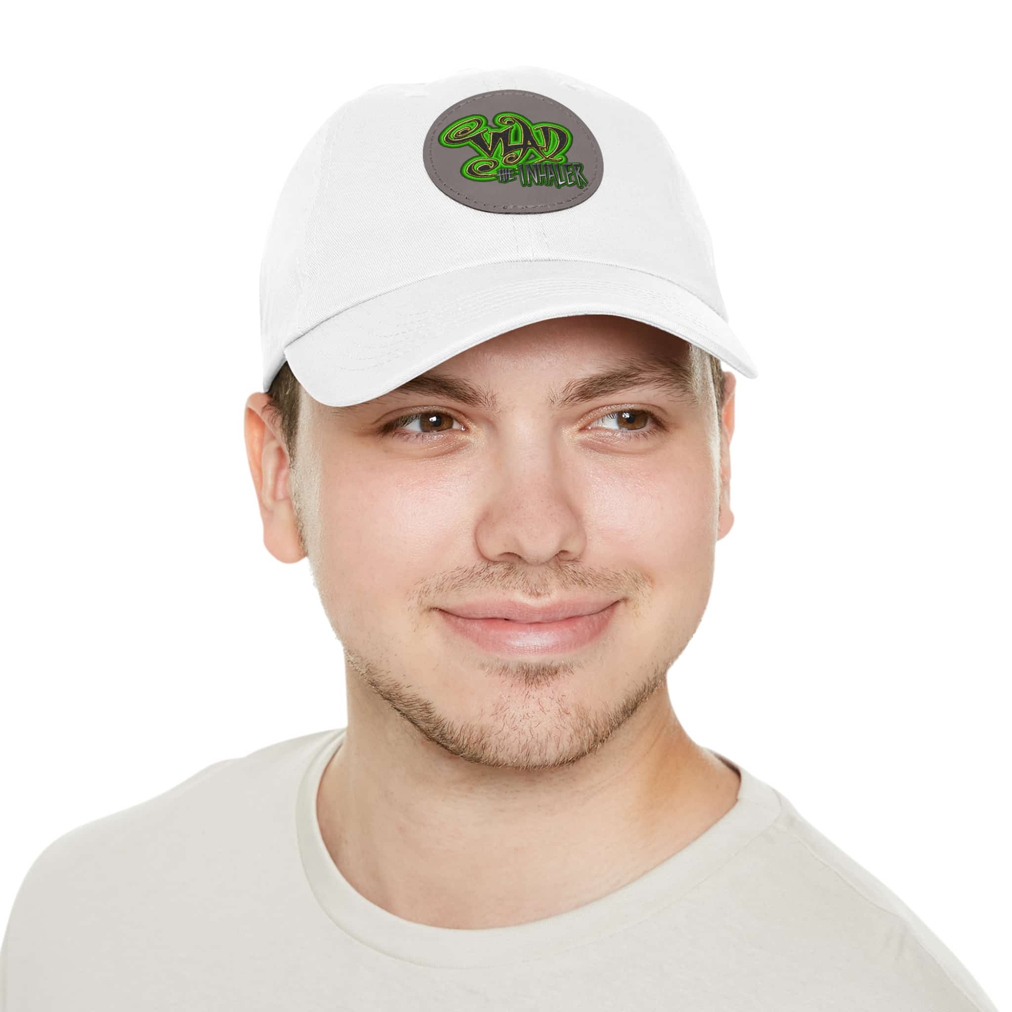Vlad The Inhaler Band Artistic Round Leather Patch Dad Hat - Stylish Casual Cap - Image 30