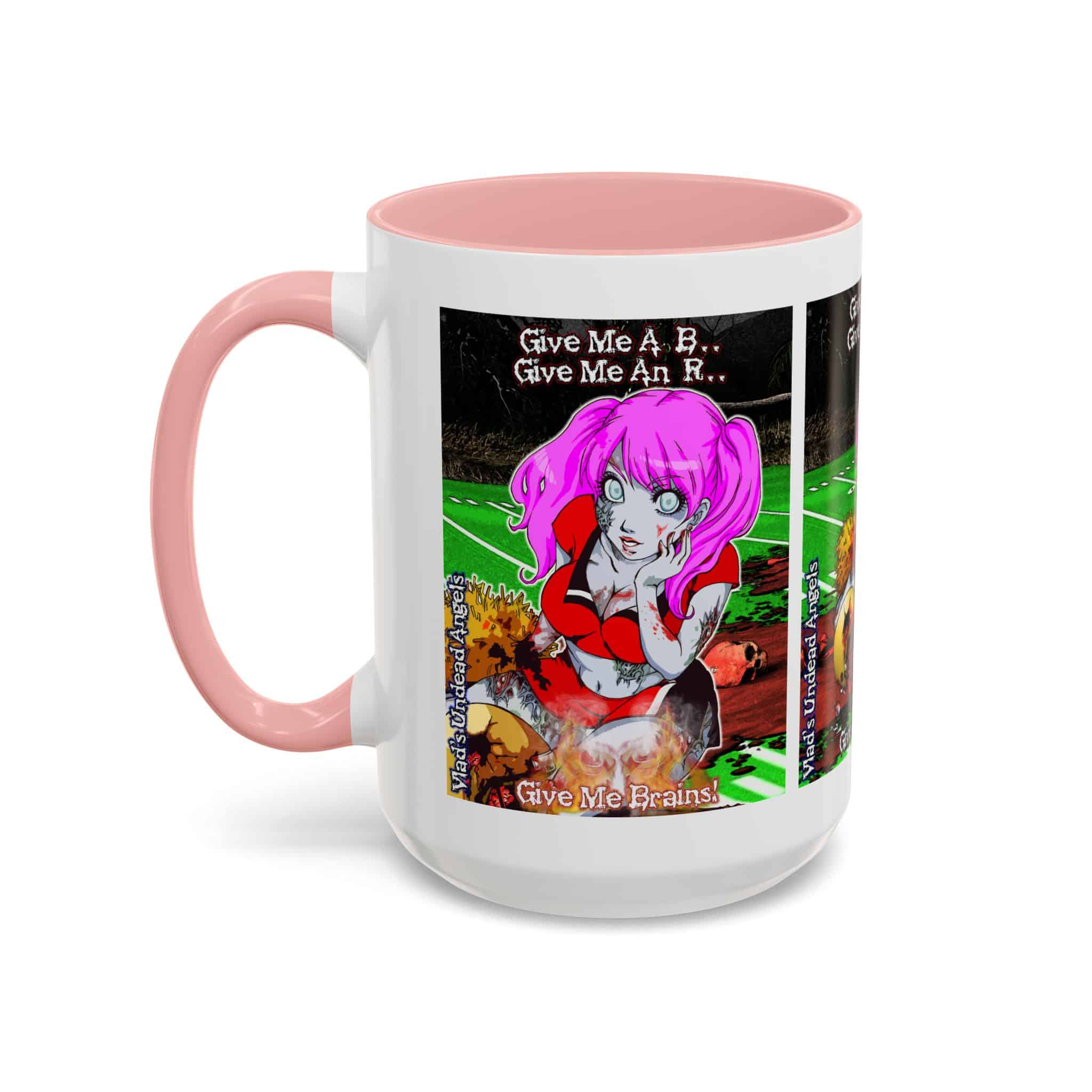 Buffy Undead Angel Zombie Cheerleader C1 PH – Classic Art w/Text Accent Coffee Mug (11, 15oz) - Image 31