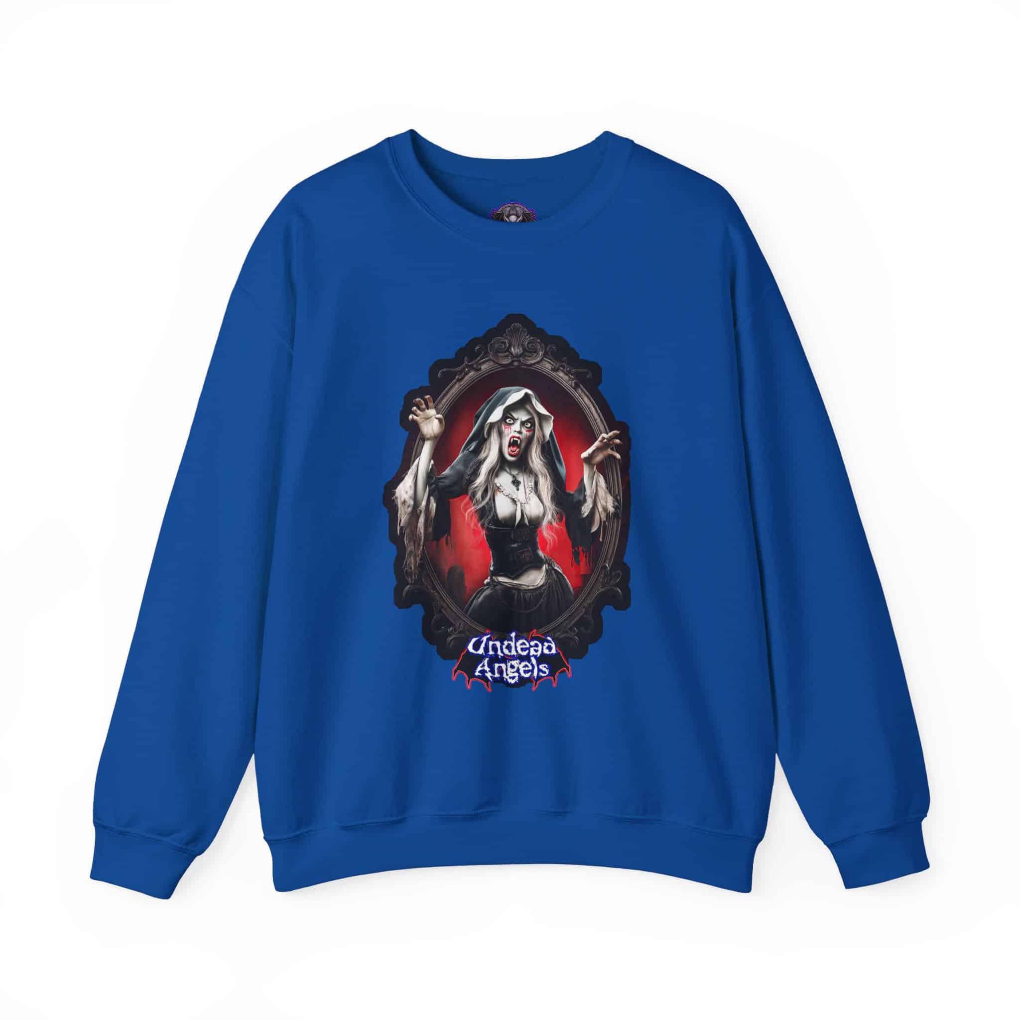 Undead Angels Vampire Pilgrim Chastity Unisex Heavy Blend™ Crewneck Sweatshirt - Image 23