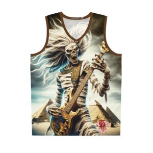 Monster Mosh 2024 Tour Mummy Bass Guitar MM-D003 Basketball Jersey (AOP)