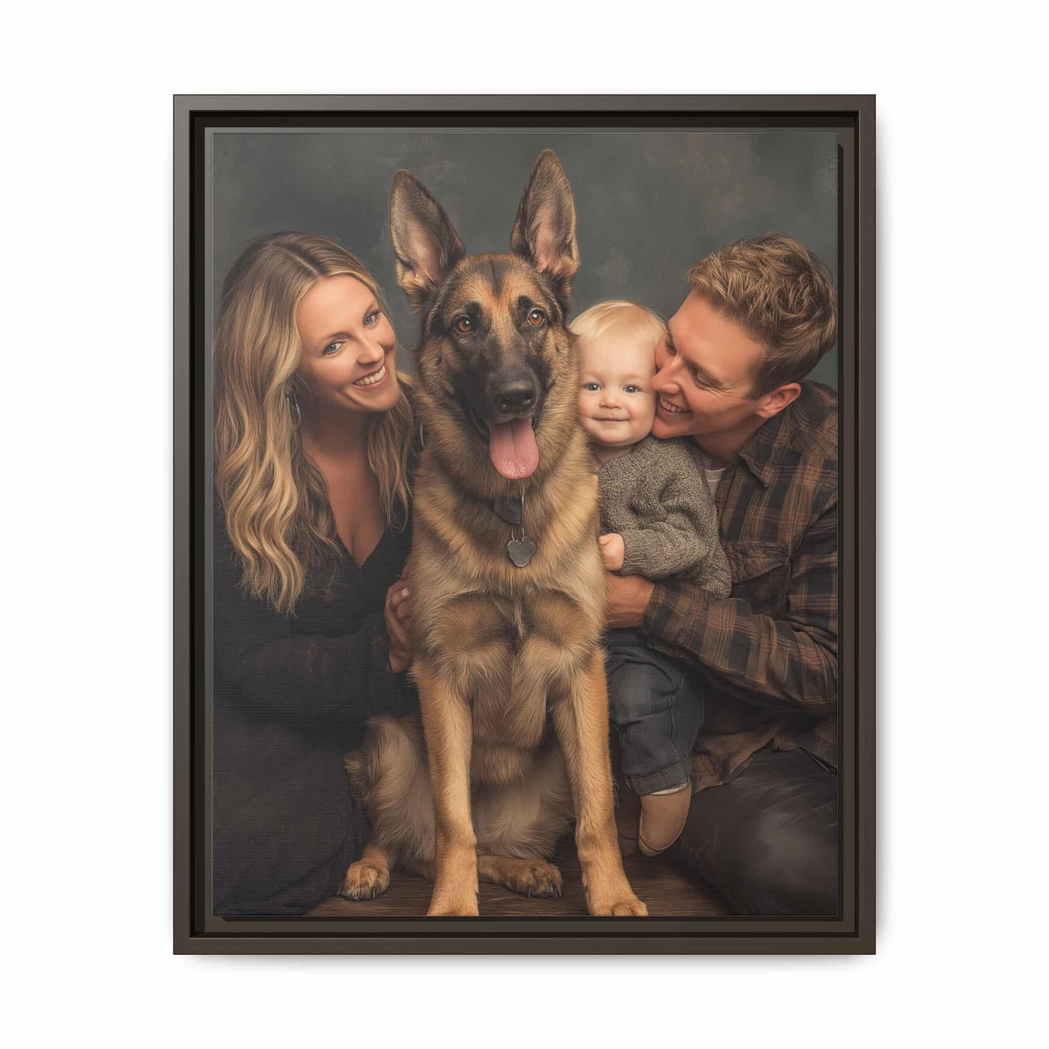 Personalized Framed Family Canvas Wall Art Vertical Multiple Sizes Available - Image 61