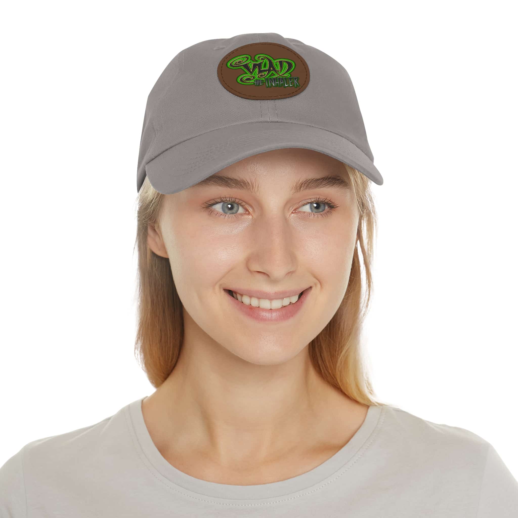 Vlad The Inhaler Band Artistic Round Leather Patch Dad Hat - Stylish Casual Cap - Image 114