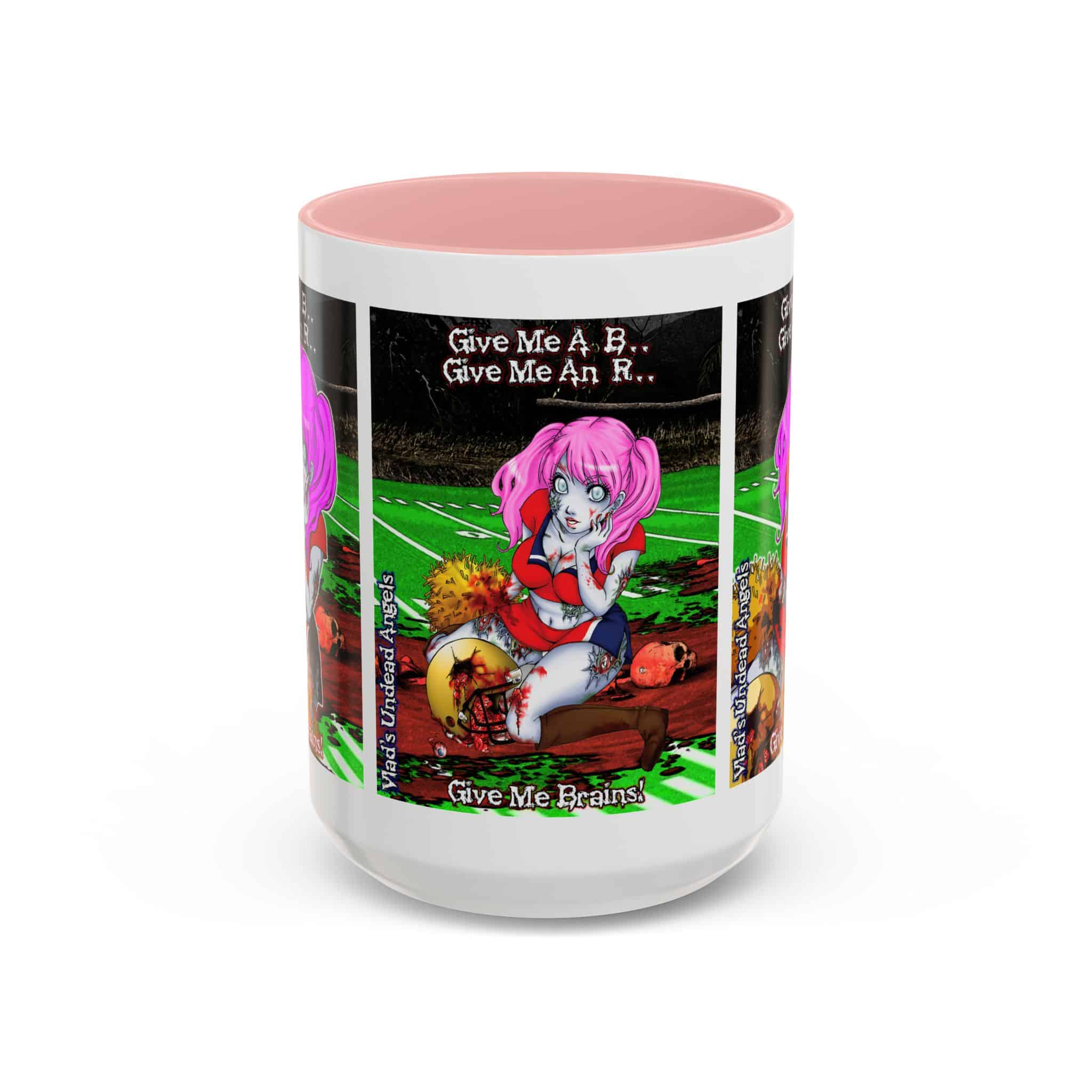 Buffy Undead Angel Zombie Cheerleader C1 PH – Classic Art w/Text Accent Coffee Mug (11, 15oz) - Image 29