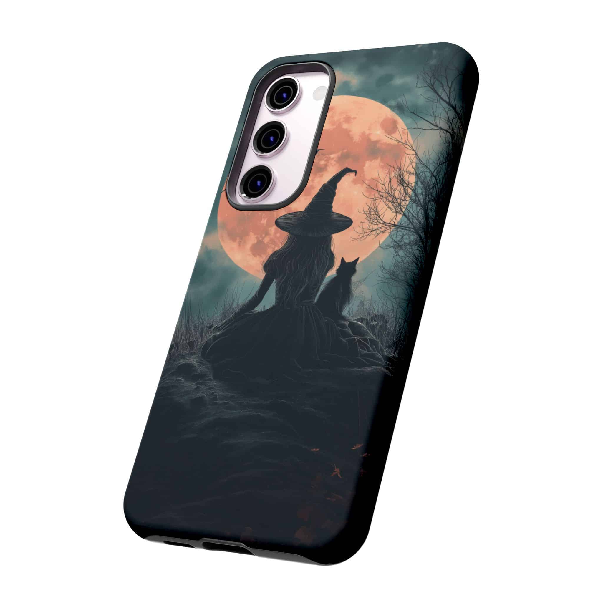 Witch With Black Cat By Moonlight #MJ-W004 Samsung S21, S22, S23, S24 Plus & Ultra Tough Cases - Image 26