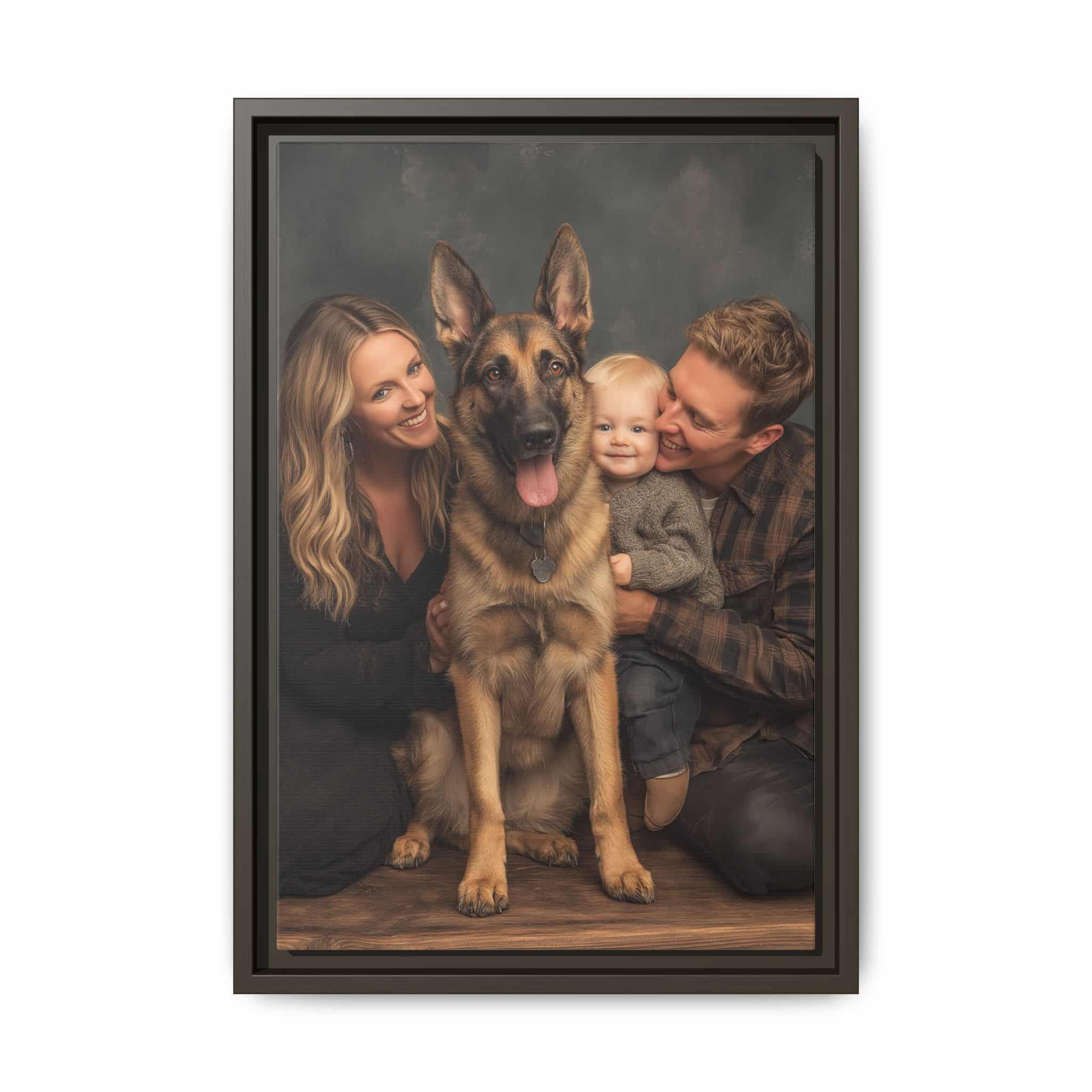 Personalized Framed Family Canvas Wall Art Vertical Multiple Sizes Available - Image 149