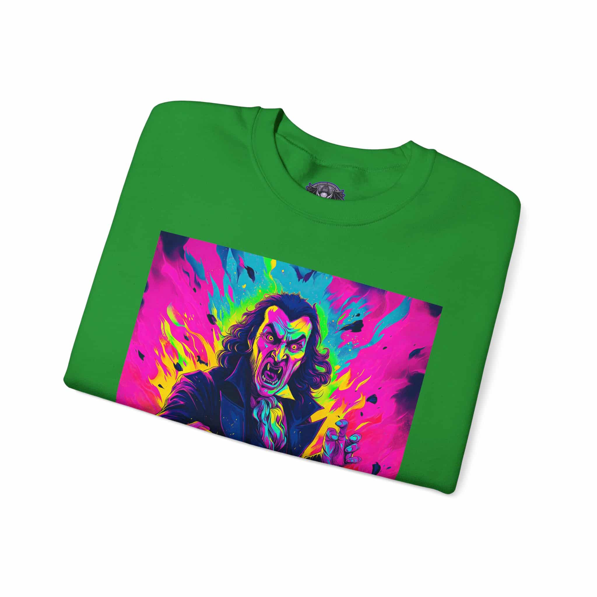 Dracula II Pop 60’s Art Style Unisex Heavy Blend™ Crewneck Sweatshirt - Image 27