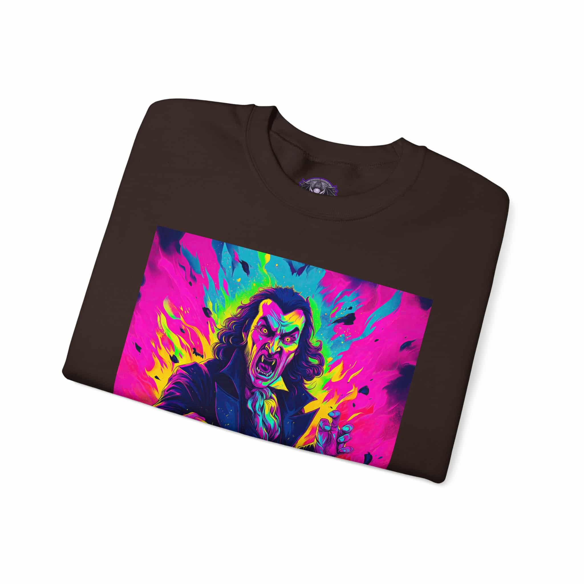 Dracula II Pop 60’s Art Style Unisex Heavy Blend™ Crewneck Sweatshirt - Image 15