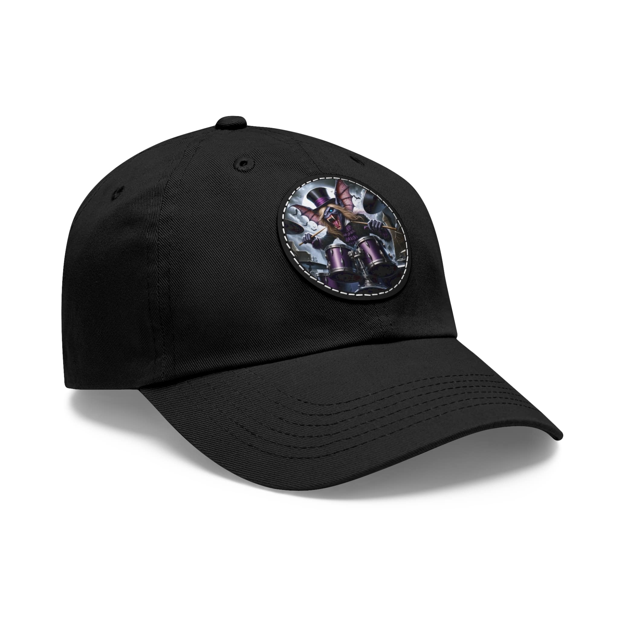 Vlad The Enforcer Bat Drummer #VTE001 Artistic Round Leather Patch Dad Hat - Stylish Casual Cap - Image 57