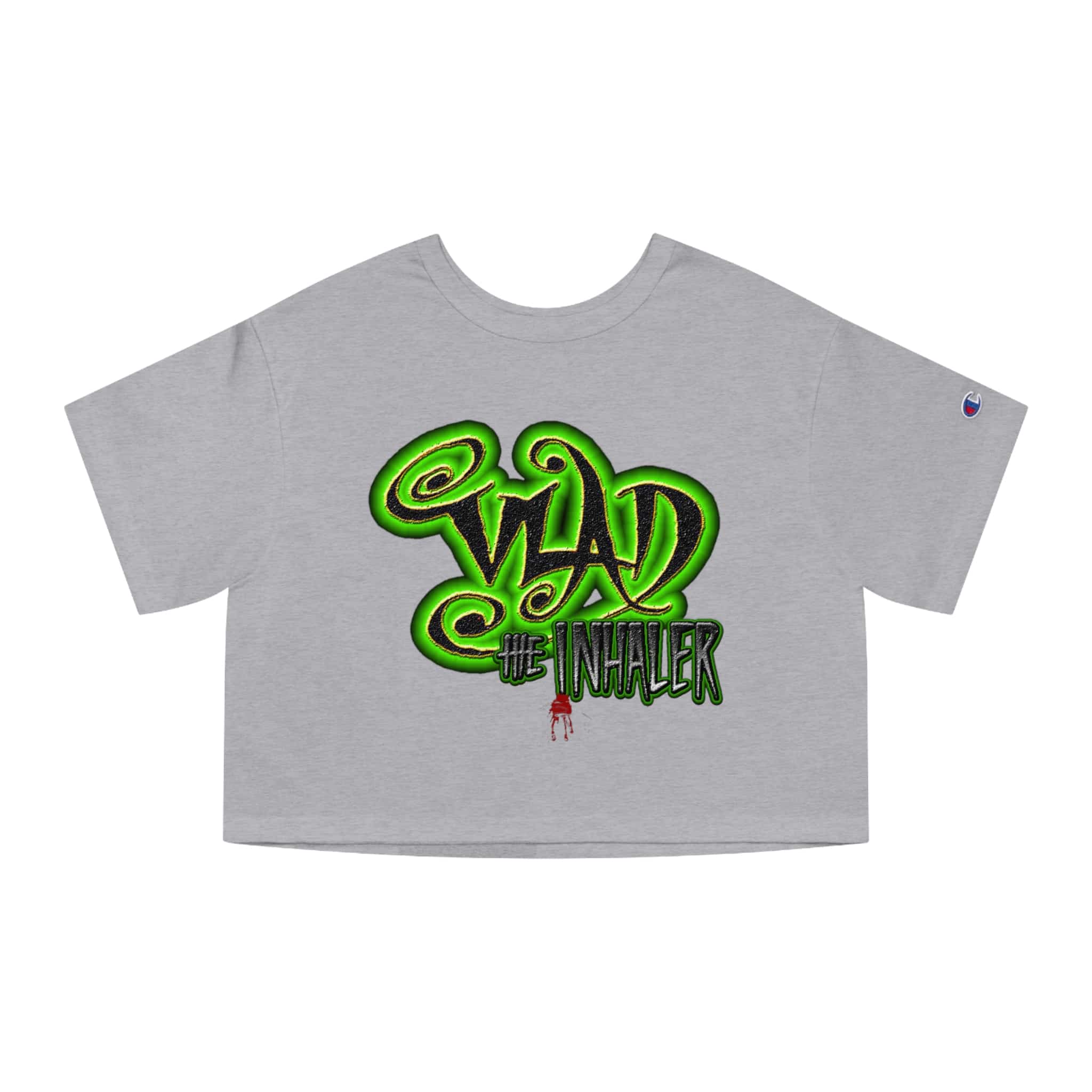 Vlad The Inhaler Logo Champion Women's Heritage Cropped T-Shirt - Image 10