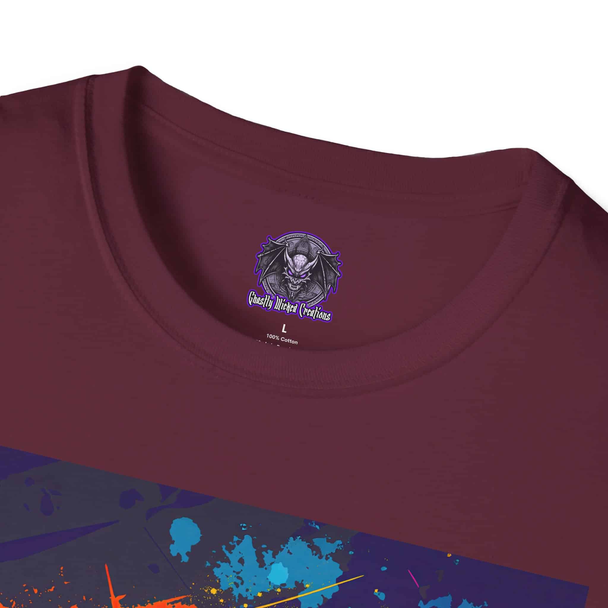 Frankenstein Pop Art 60's Style Unisex T-Shirt - Image 19