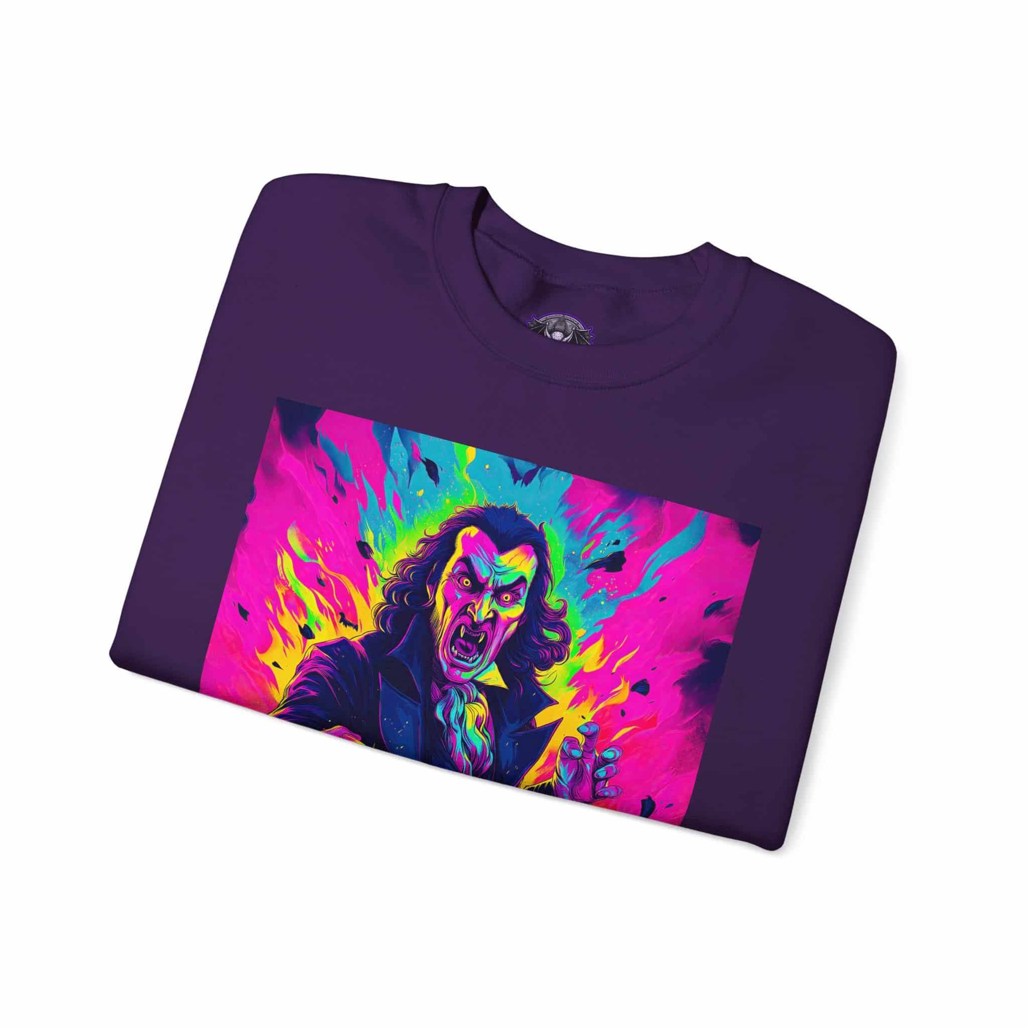 Dracula II Pop 60’s Art Style Unisex Heavy Blend™ Crewneck Sweatshirt - Image 51