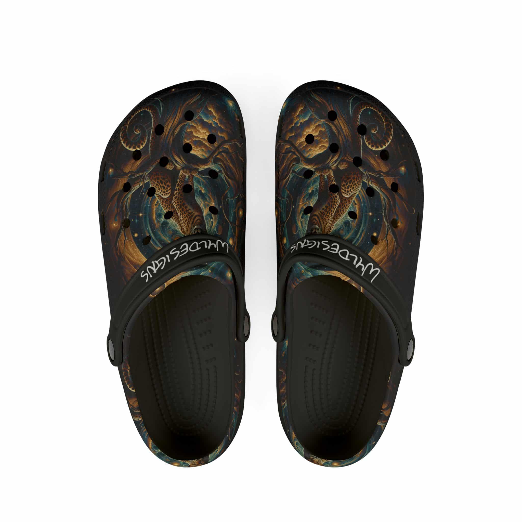 Cosmic Leopard WD-D013 By Wyldesigns - Clog Shoes - Image 2