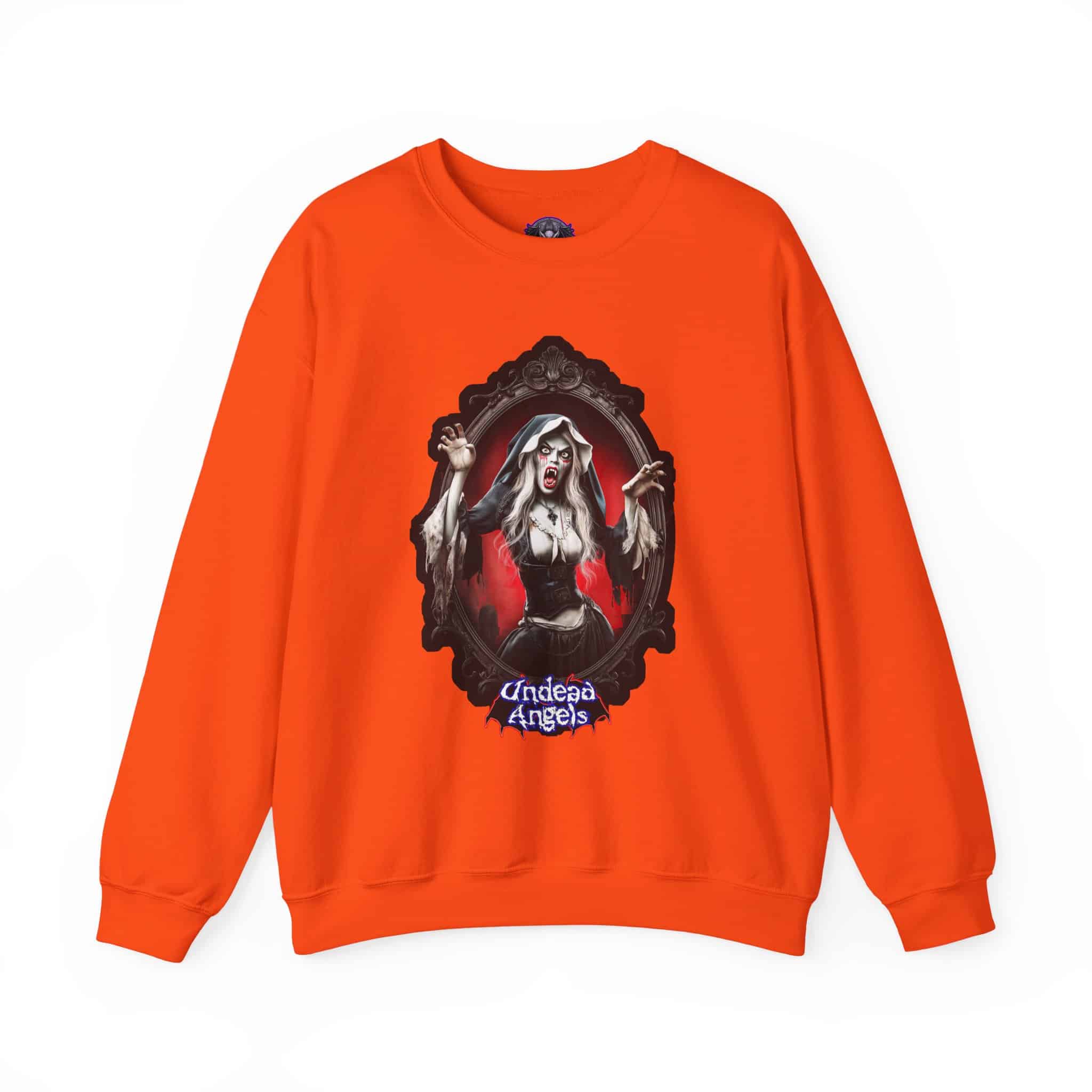Undead Angels Vampire Pilgrim Chastity Unisex Heavy Blend™ Crewneck Sweatshirt - Image 13