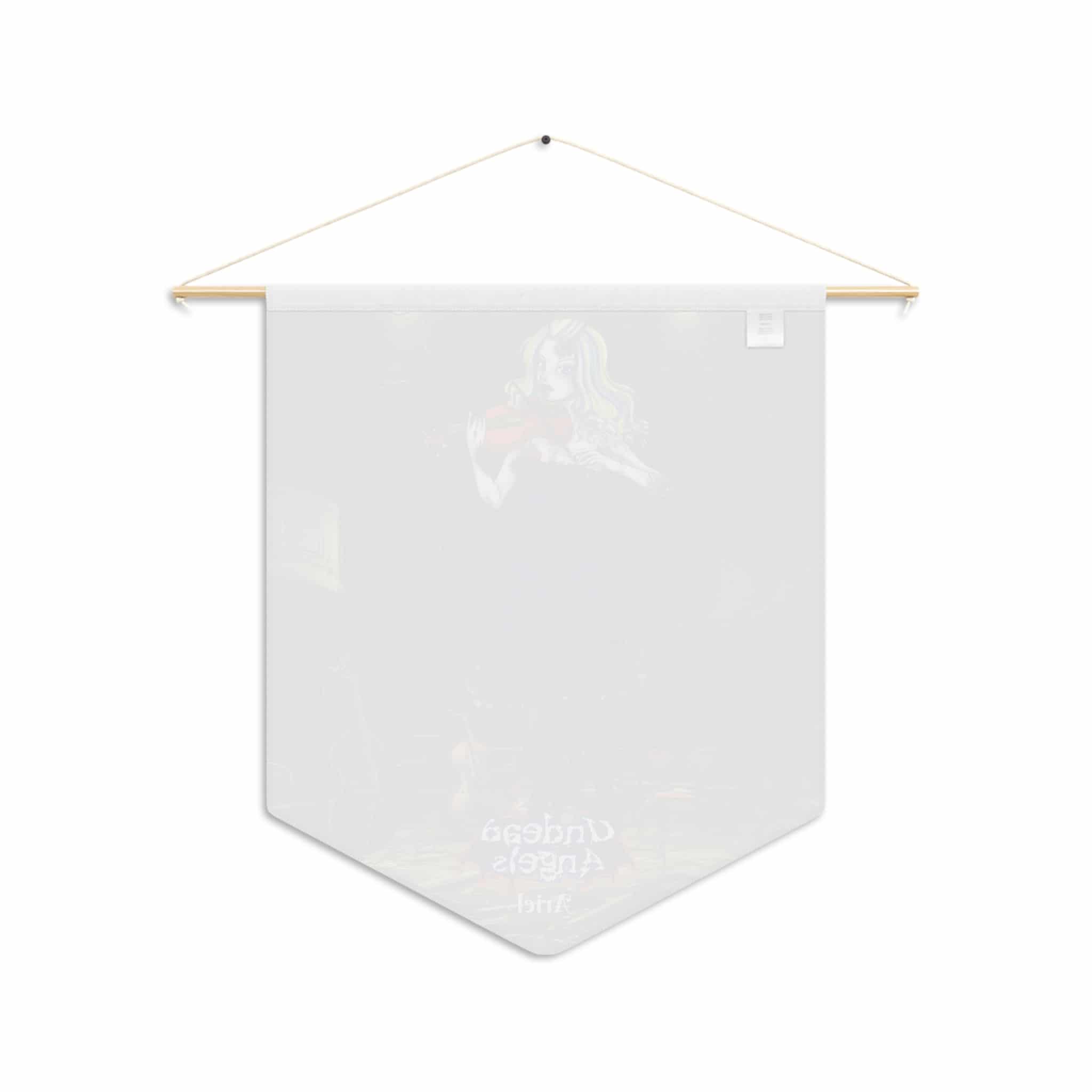 Ariel Undead Angel Violinist Classic Art Pennant - Image 2