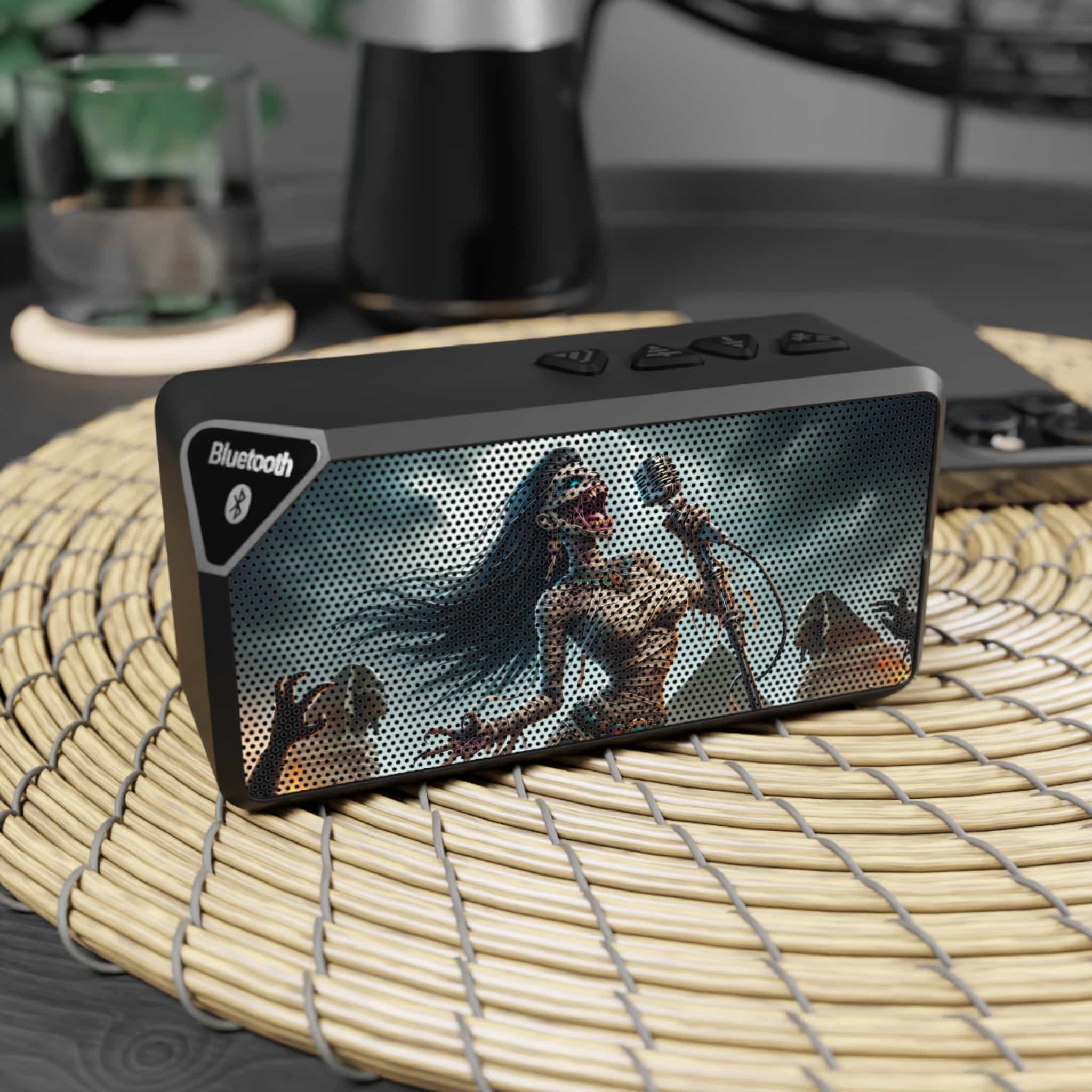 Monster Mosh 2024 Tour Mummy Goddess Singer MM-D-MG01 Jabba Bluetooth Speaker with Unique Artwork - Perfect for Fans and Music Lovers - Image 3
