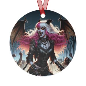 Monster Mosh Undead Angels Bat Keyboardist #MM-D-UA-L01 Metal Ornaments