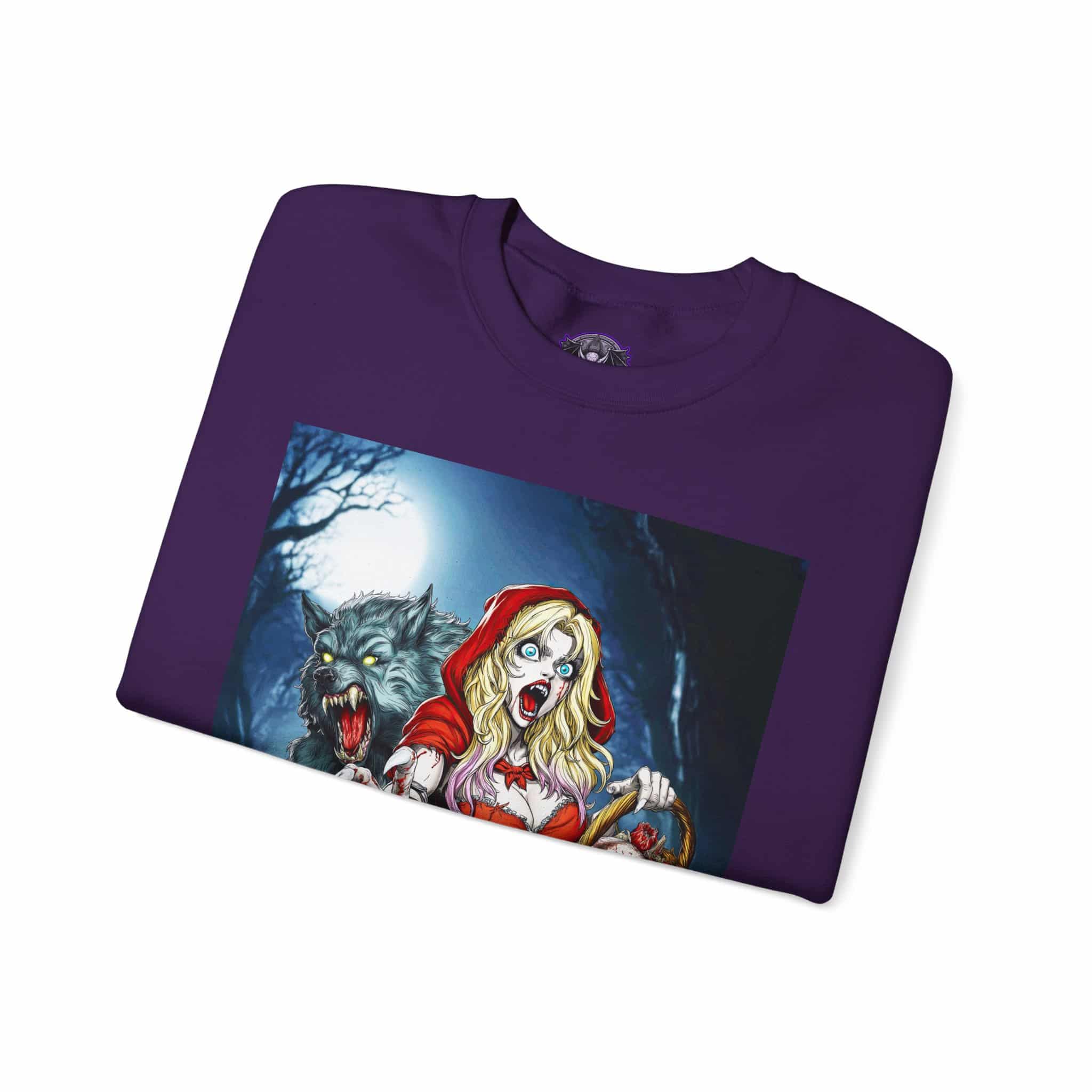 Vampire Red Riding Hood By Ghastly Wicked Tales 2025-01 Unisex Heavy Blend™ Crewneck Sweatshirt - Image 51
