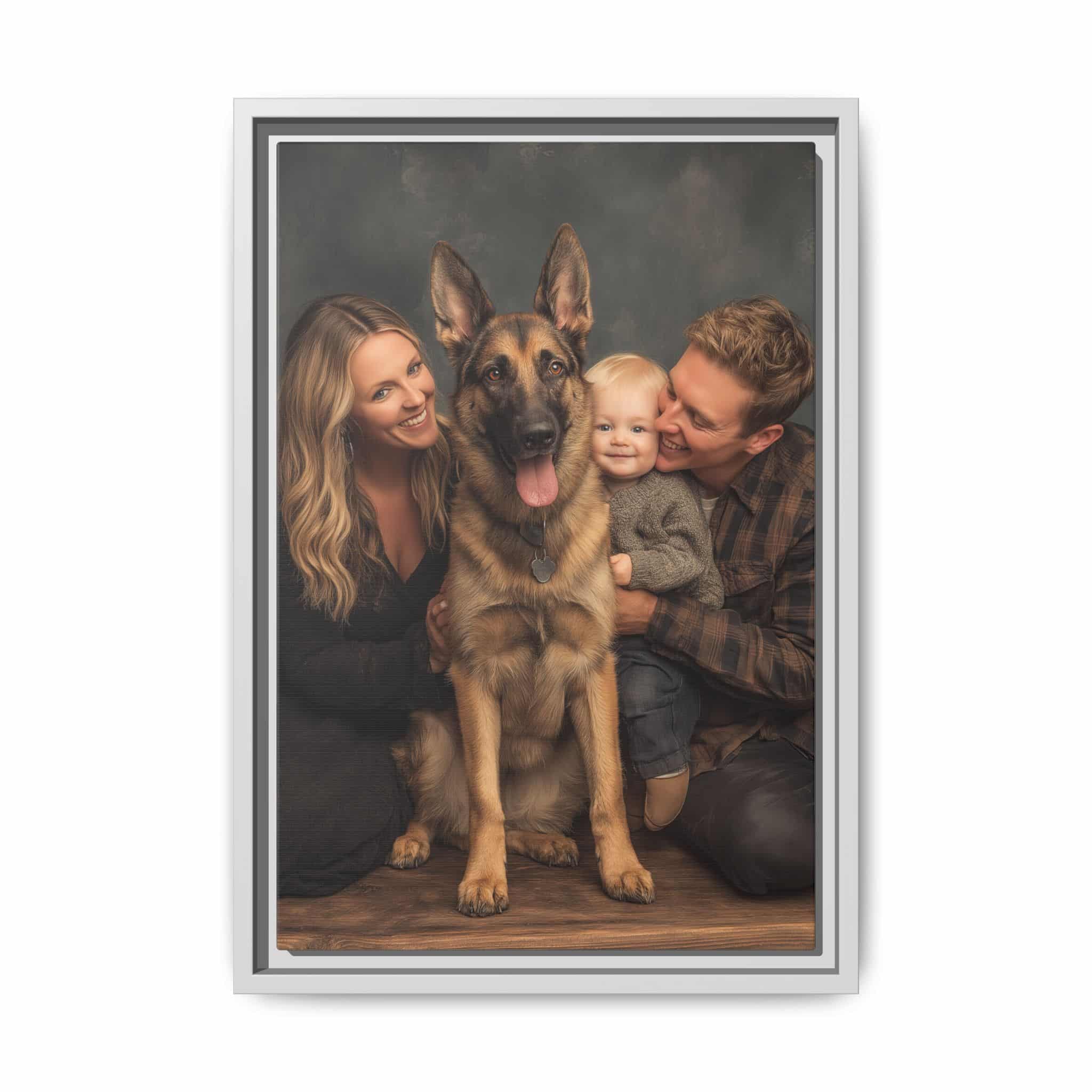 Personalized Framed Family Canvas Wall Art Vertical Multiple Sizes Available - Image 153