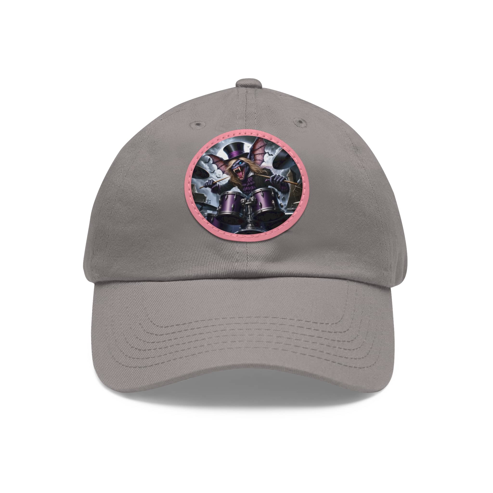 Vlad The Enforcer Bat Drummer #VTE001 Artistic Round Leather Patch Dad Hat - Stylish Casual Cap - Image 116