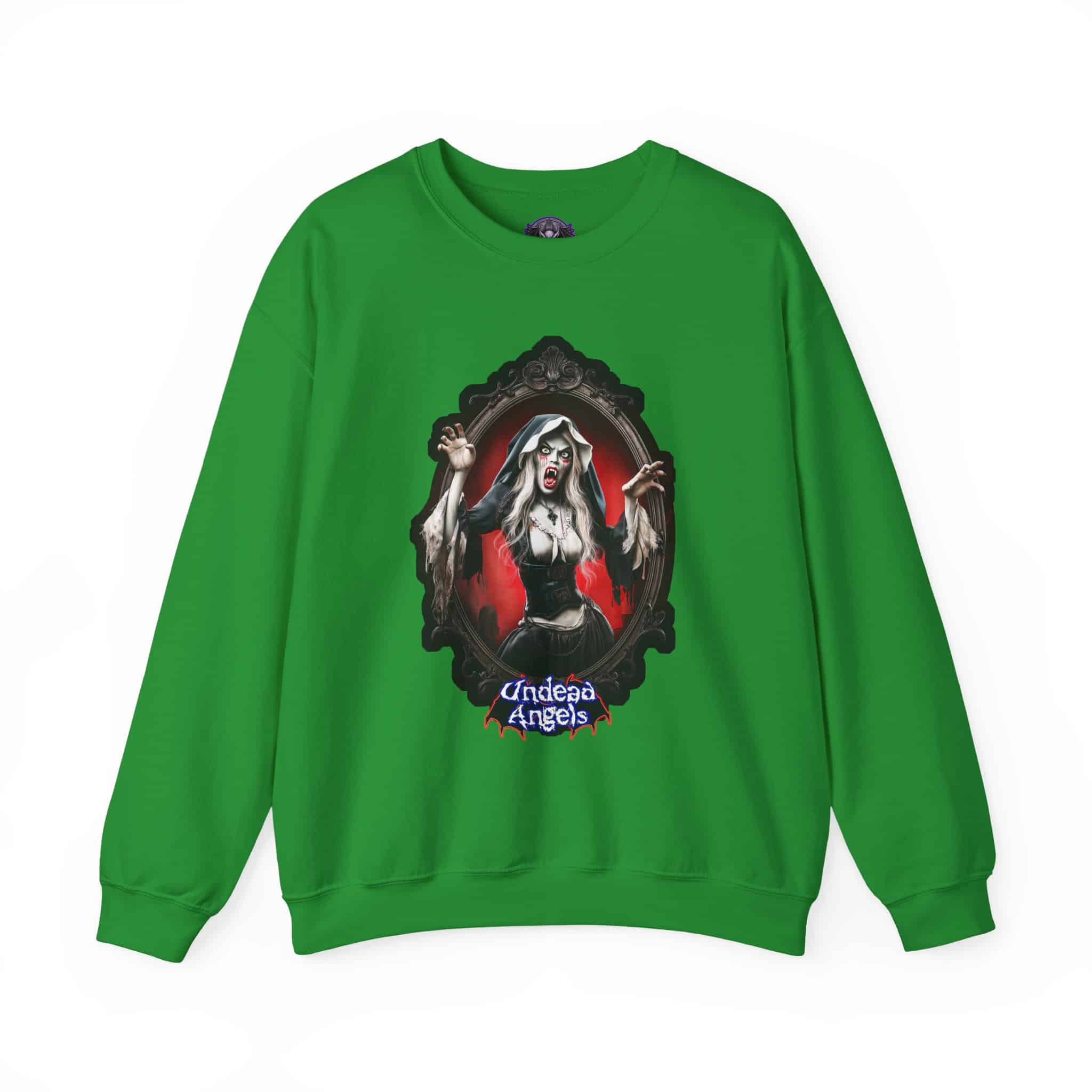 Undead Angels Vampire Pilgrim Chastity Unisex Heavy Blend™ Crewneck Sweatshirt - Image 7