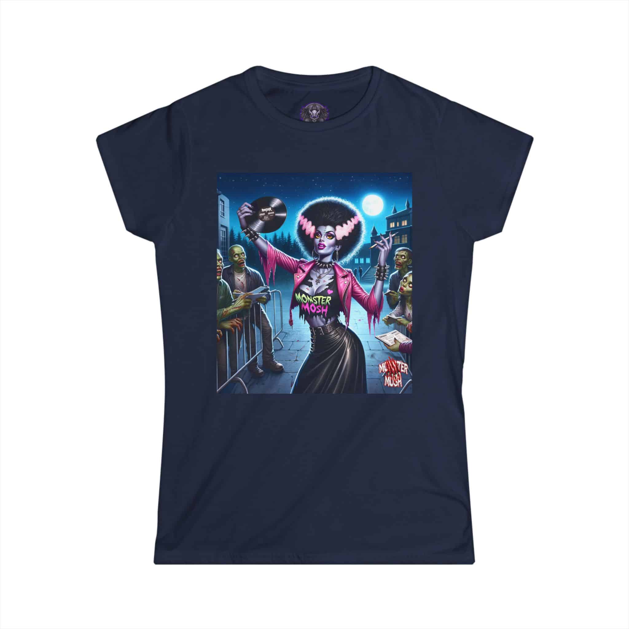 Monster Mosh 2024 Tour Lily Singer MM-D011 Women's Softstyle Tee - Image 31