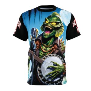 Monster Mosh 2024 Tour Creature On Banjo MM-D010 Unisex Cut & Sew Tee (AOP)