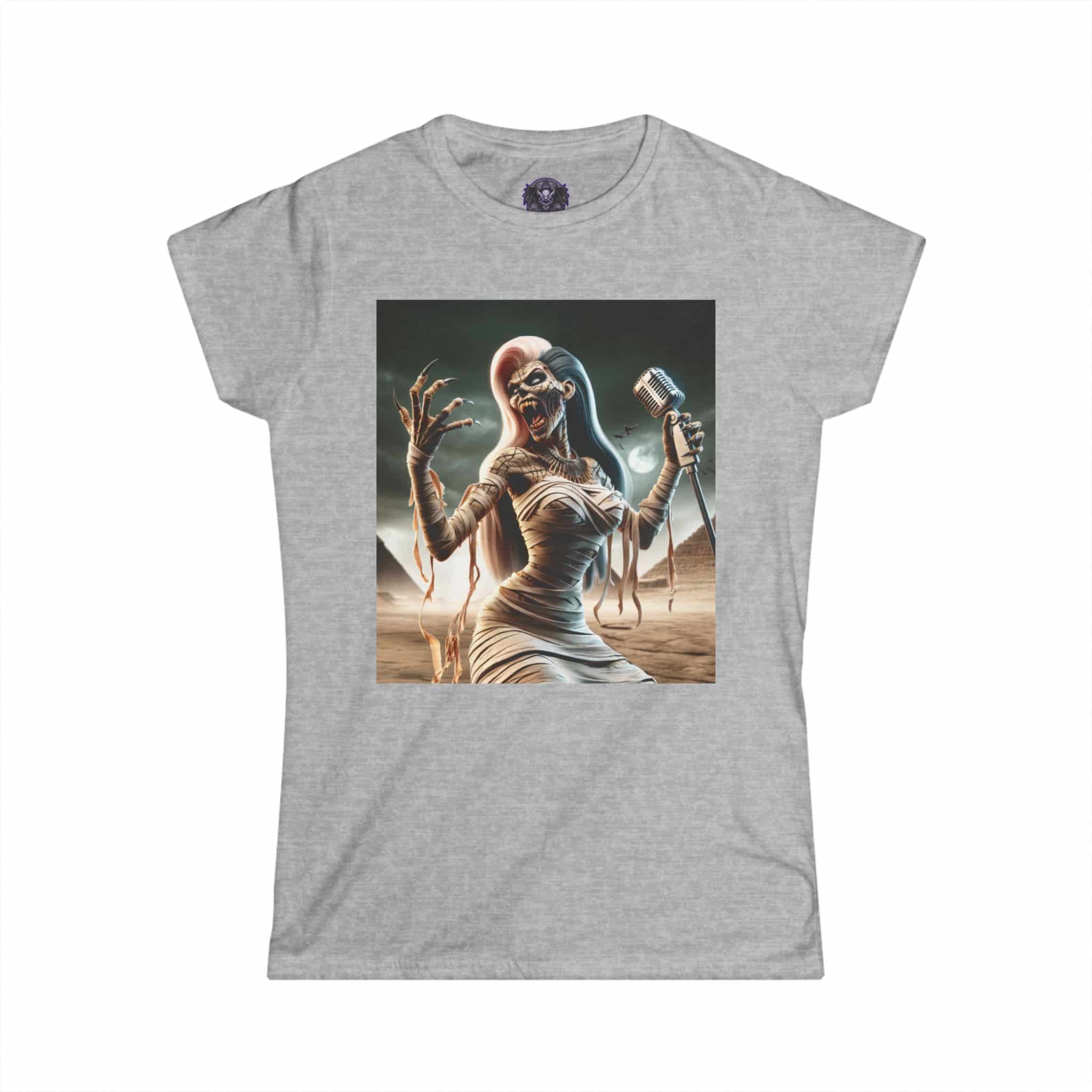 Monster Mosh 2024 Tour Mummy Goddess Singer MM-D-MG03 Women's Softstyle Tee - Image 10