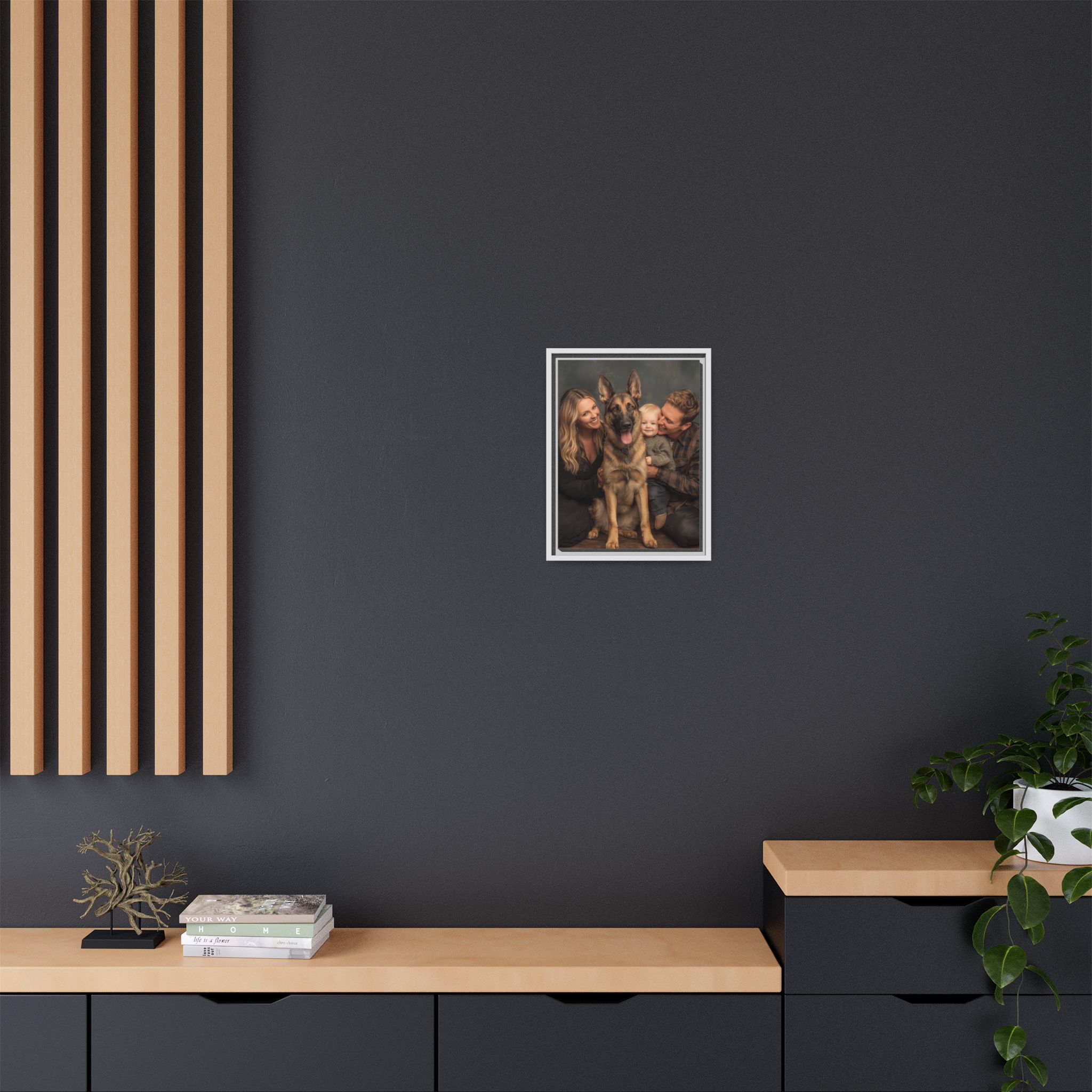 Personalized Framed Family Canvas Wall Art Vertical Multiple Sizes Available - Image 60