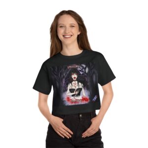 Eve Undead Angel First Vampire Champion Women's Heritage Cropped T-Shirt