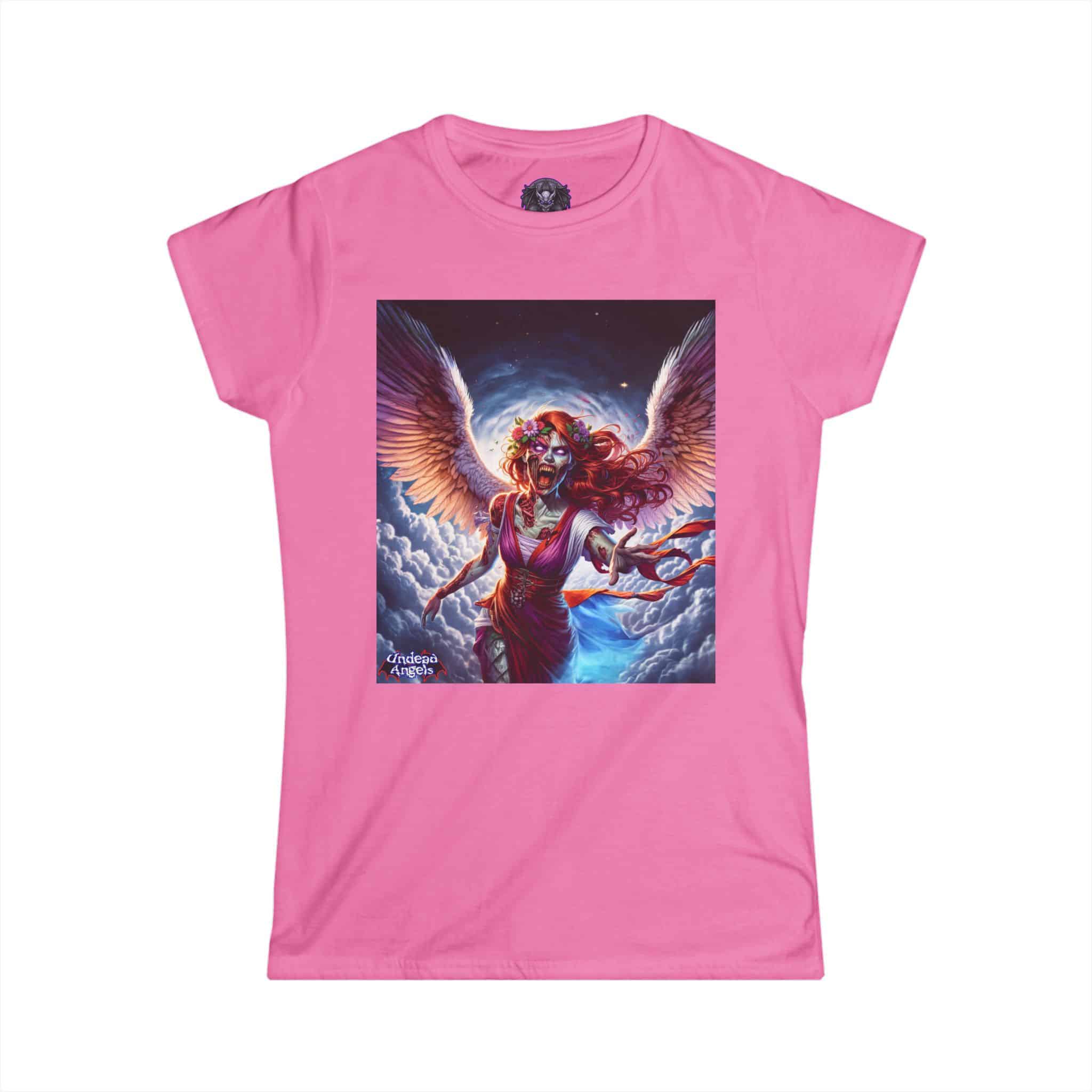 Scarlet Undead Angels Zombie Cupid #DSZ-004L Women's Softstyle Tee - Image 40