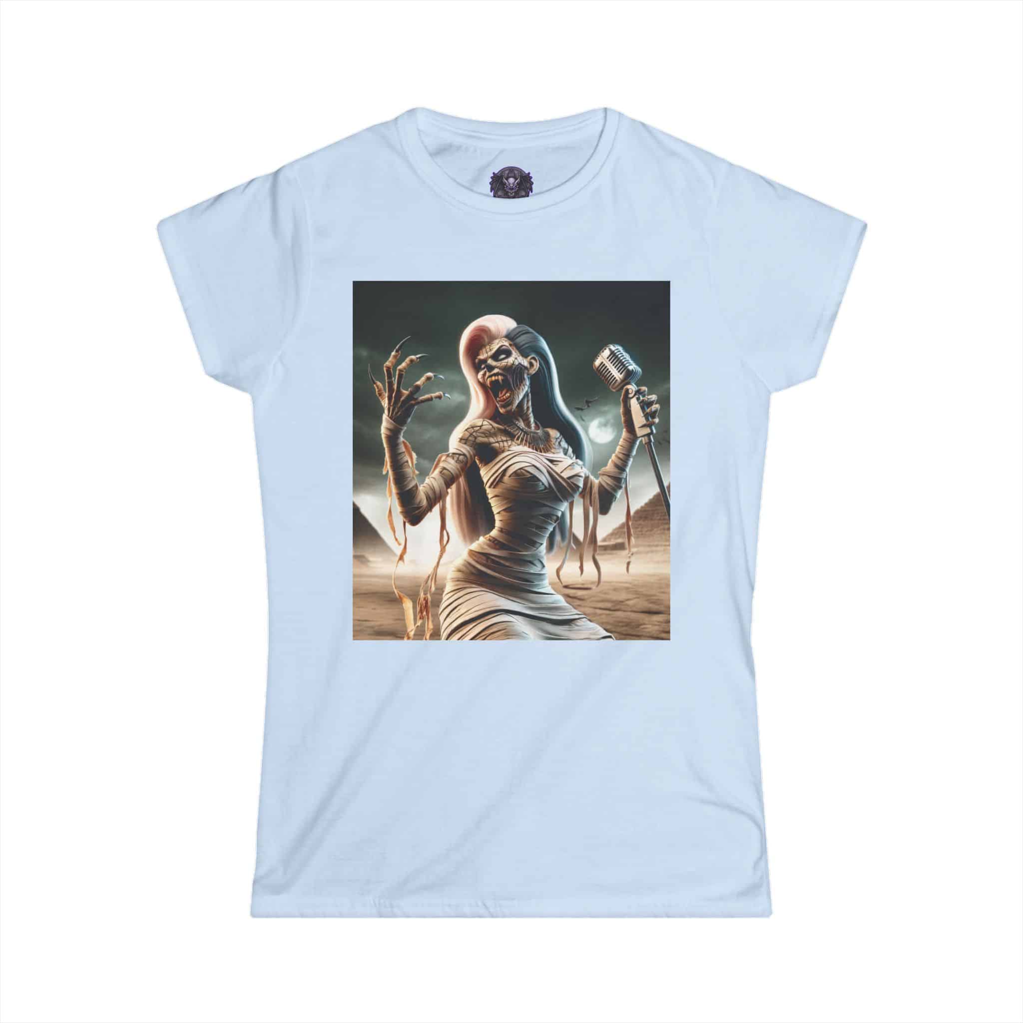Monster Mosh 2024 Tour Mummy Goddess Singer MM-D-MG03 Women's Softstyle Tee - Image 22