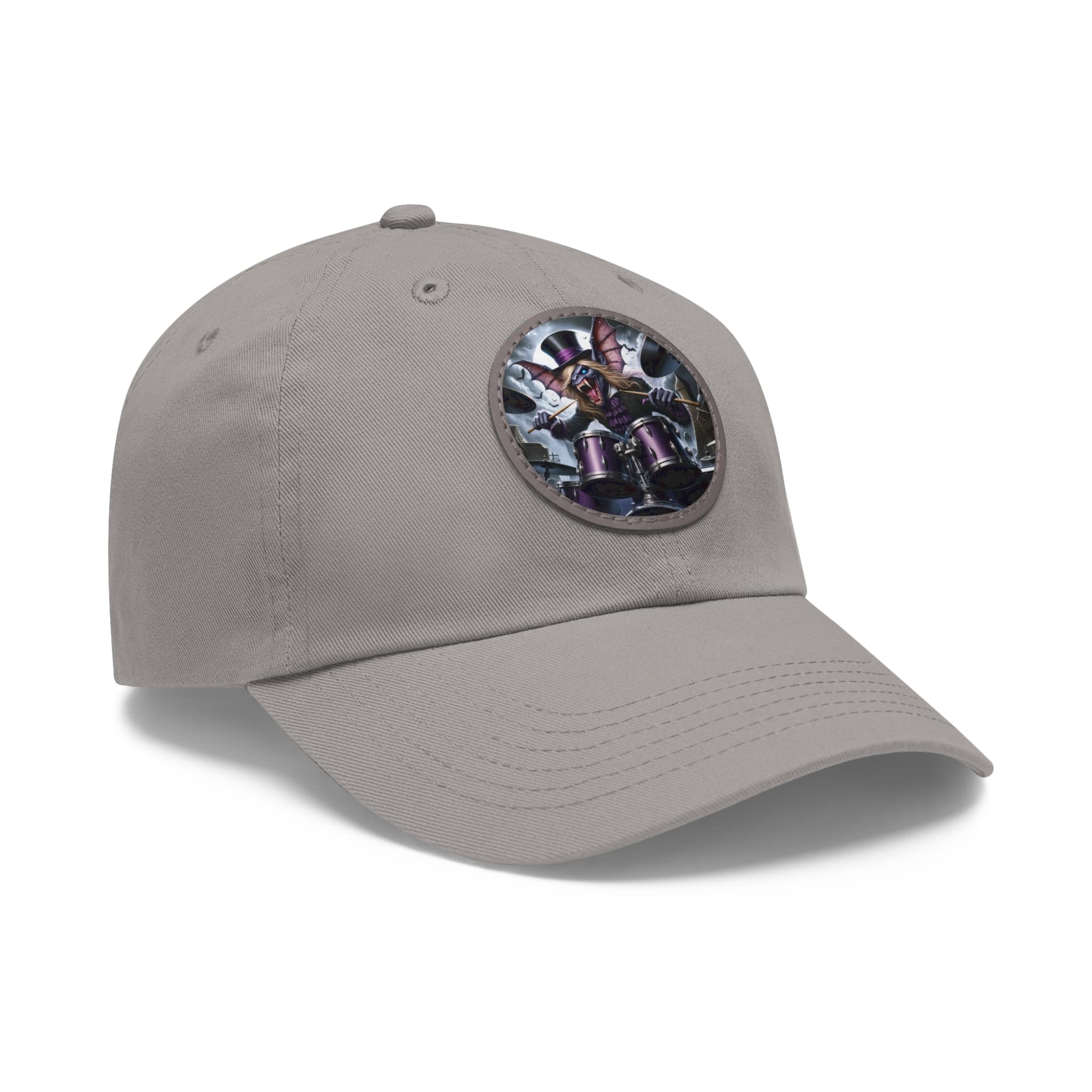Vlad The Enforcer Bat Drummer #VTE001 Artistic Round Leather Patch Dad Hat - Stylish Casual Cap - Image 107