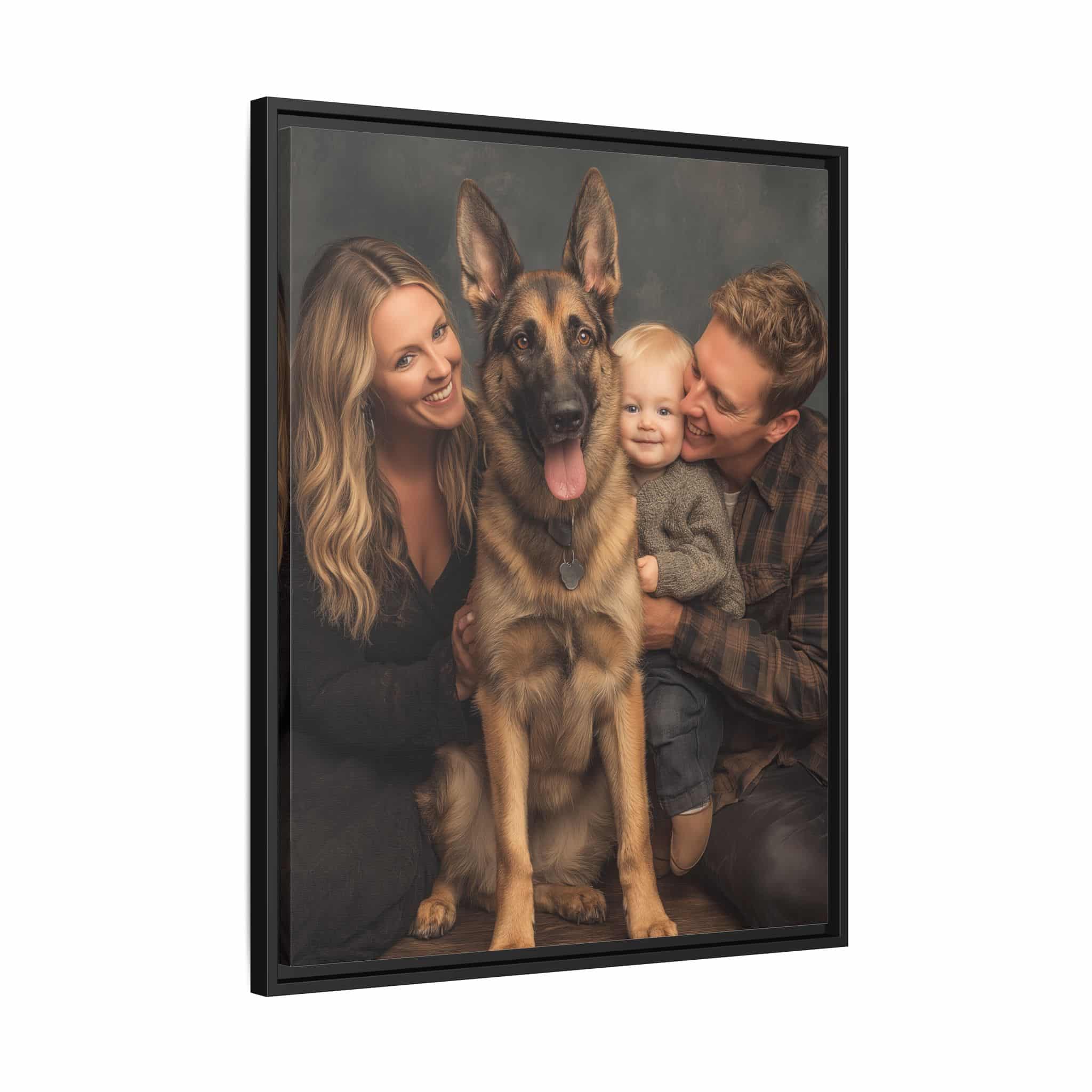 Personalized Framed Family Canvas Wall Art Vertical Multiple Sizes Available - Image 110