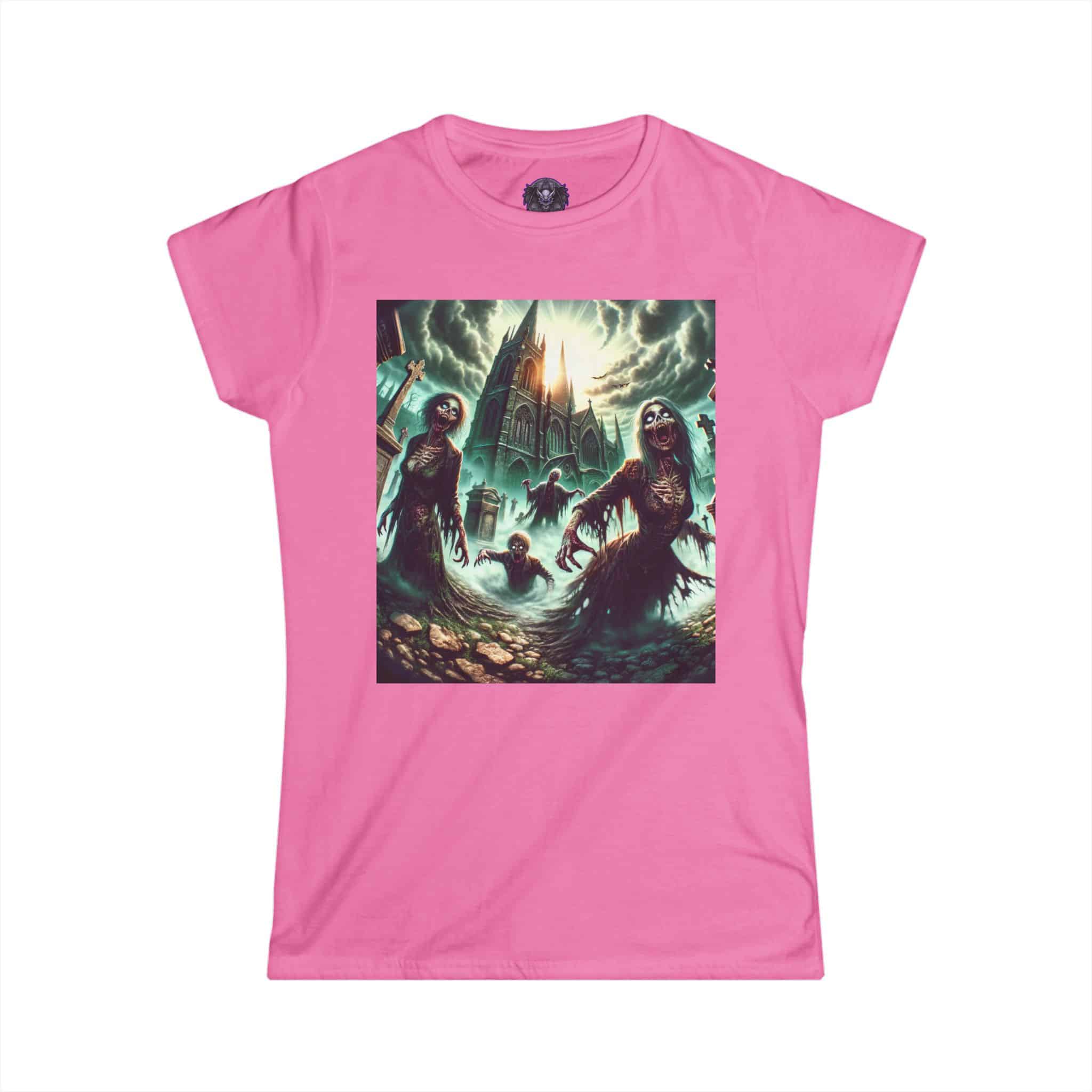 Zombies Emerge #DZ-002 Women's Softstyle Tee - Image 37