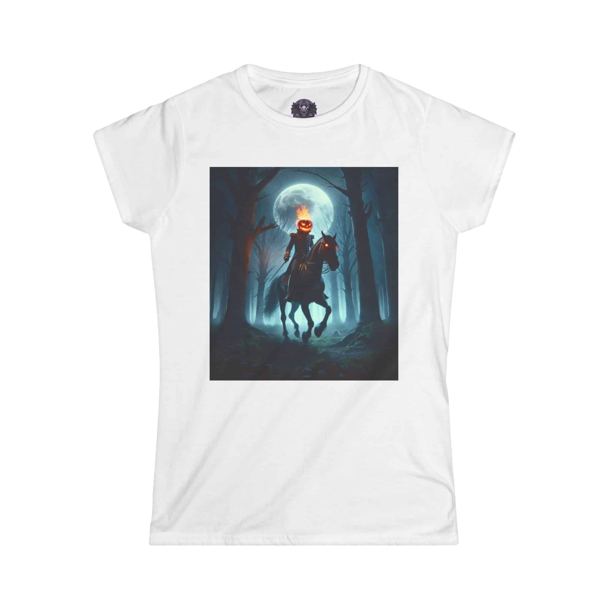 Headless Horseman Of Sleepy Hollow #DZ-HH-003 Women's Softstyle Tee - Image 4