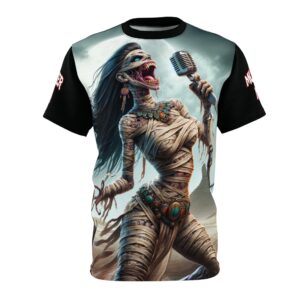 Monster Mosh 2024 Tour Mummy Goddess Singer MM-D-MG01 Unisex Cut & Sew Tee (AOP)