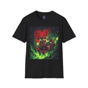 Demonic Santa Sleigh I Unisex T-Shirt Christmas