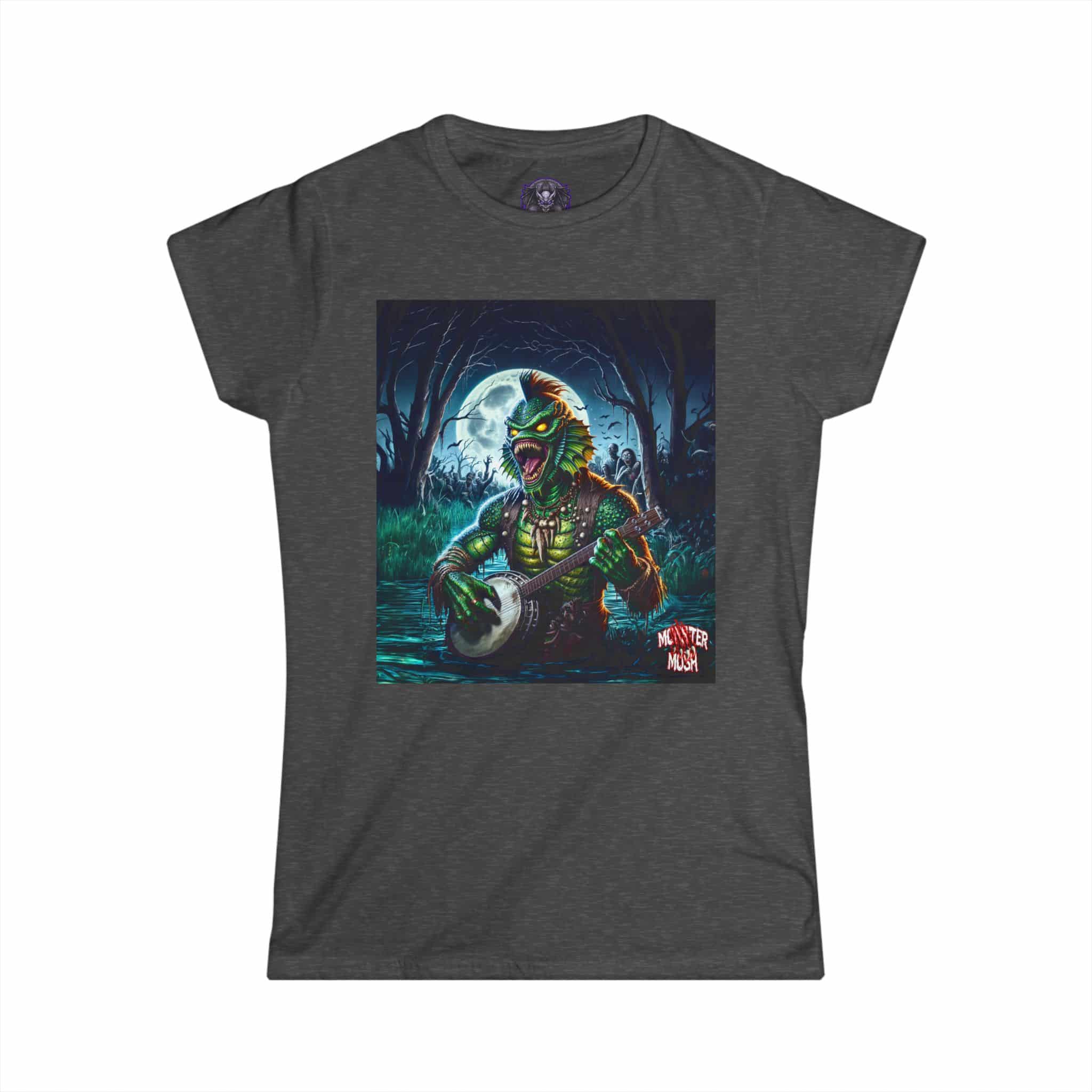 Monster Mosh 2024 Tour Gill On Banjo MM-D005 Women's Softstyle Tee - Image 25