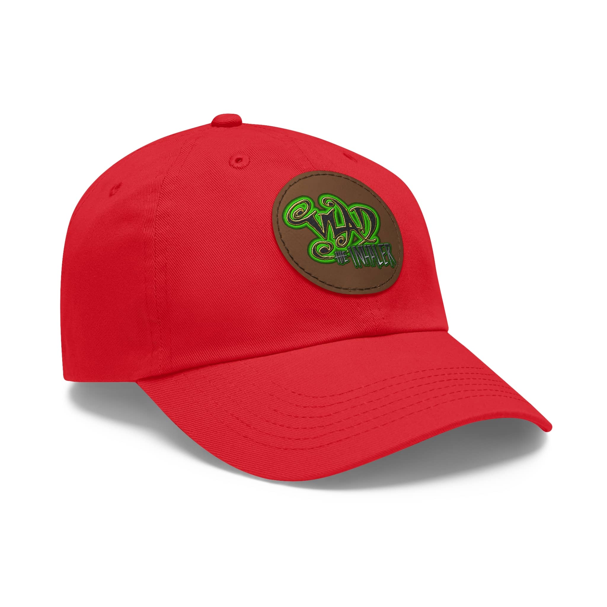Vlad The Inhaler Band Artistic Round Leather Patch Dad Hat - Stylish Casual Cap - Image 52