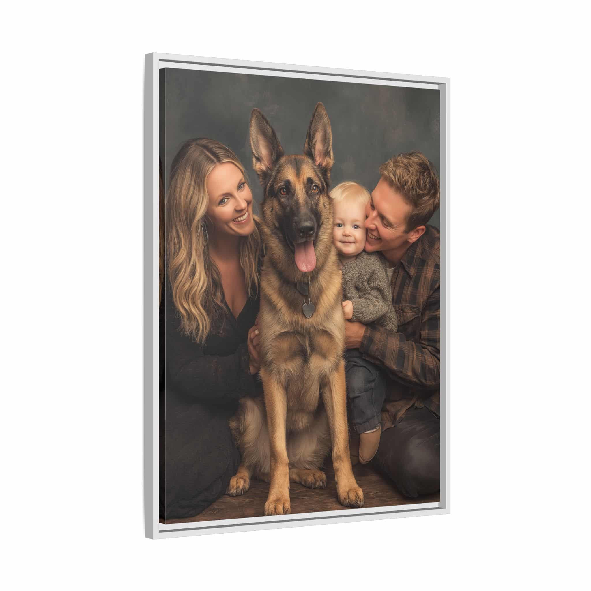 Personalized Framed Family Canvas Wall Art Vertical Multiple Sizes Available - Image 90