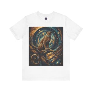 Cosmic Leopard WD-D013 By Wyldesigns Unisex Jersey Short Sleeve Tee