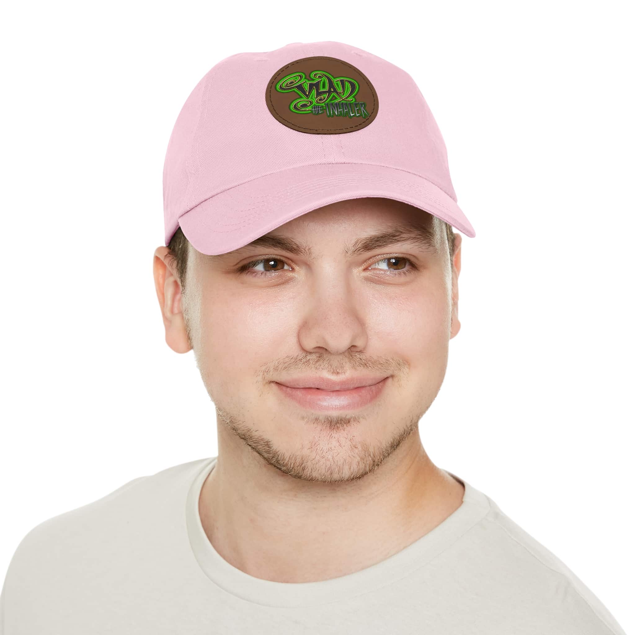 Vlad The Inhaler Band Artistic Round Leather Patch Dad Hat - Stylish Casual Cap - Image 105